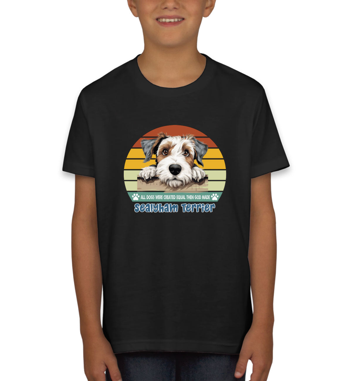All Dogs Were Created Equal Sealyham Terrier Youth T-shirt