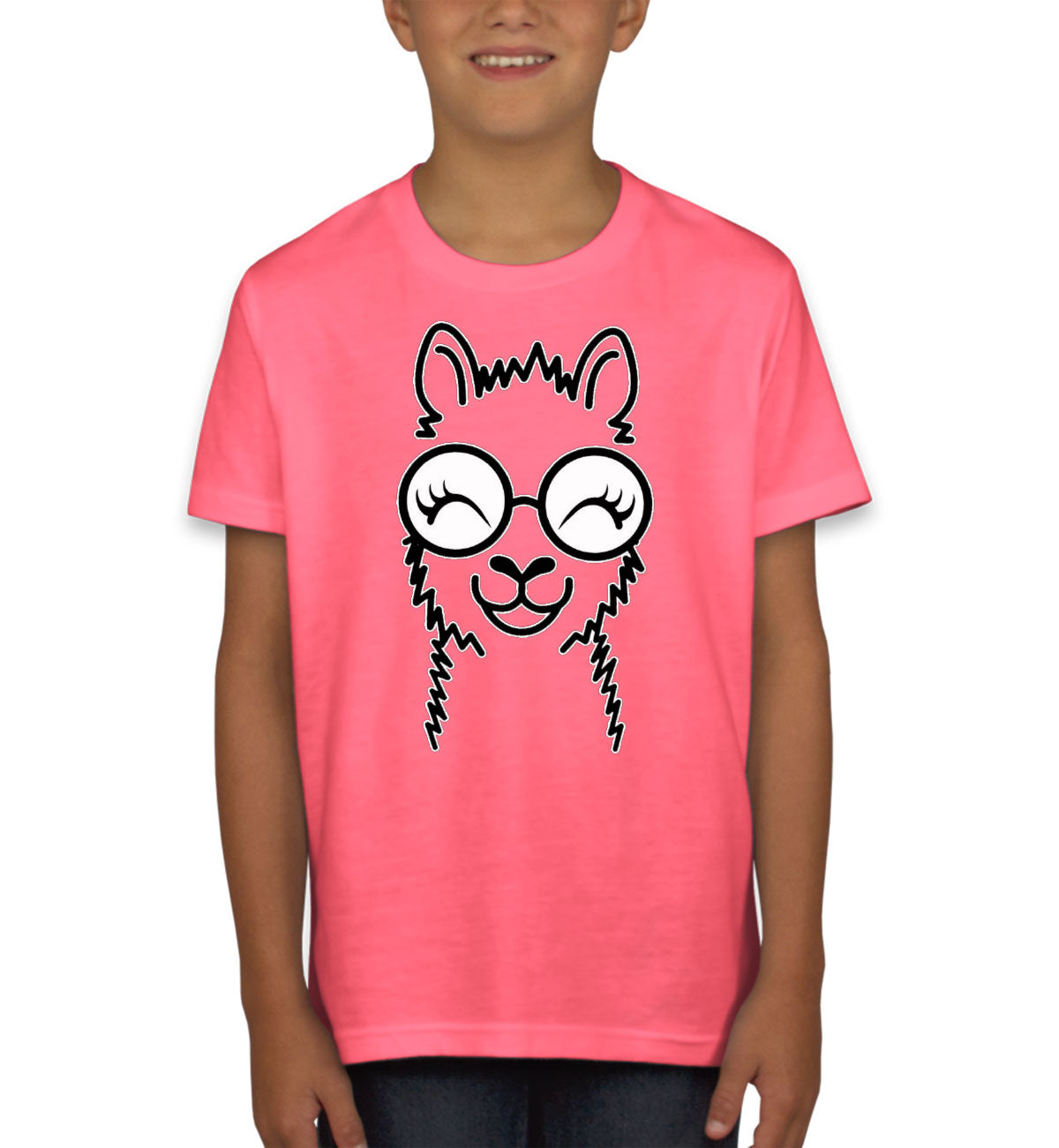 Llama Smile Youth T-shirt