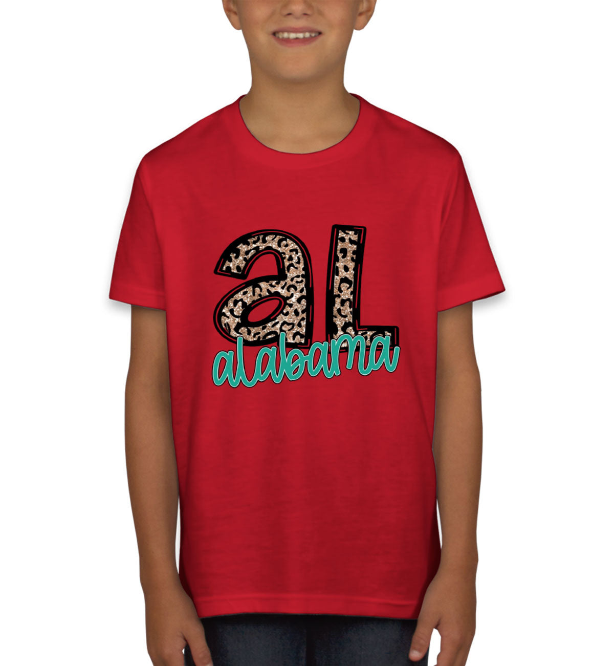 Alabama State Abbreviation Youth T-shirt