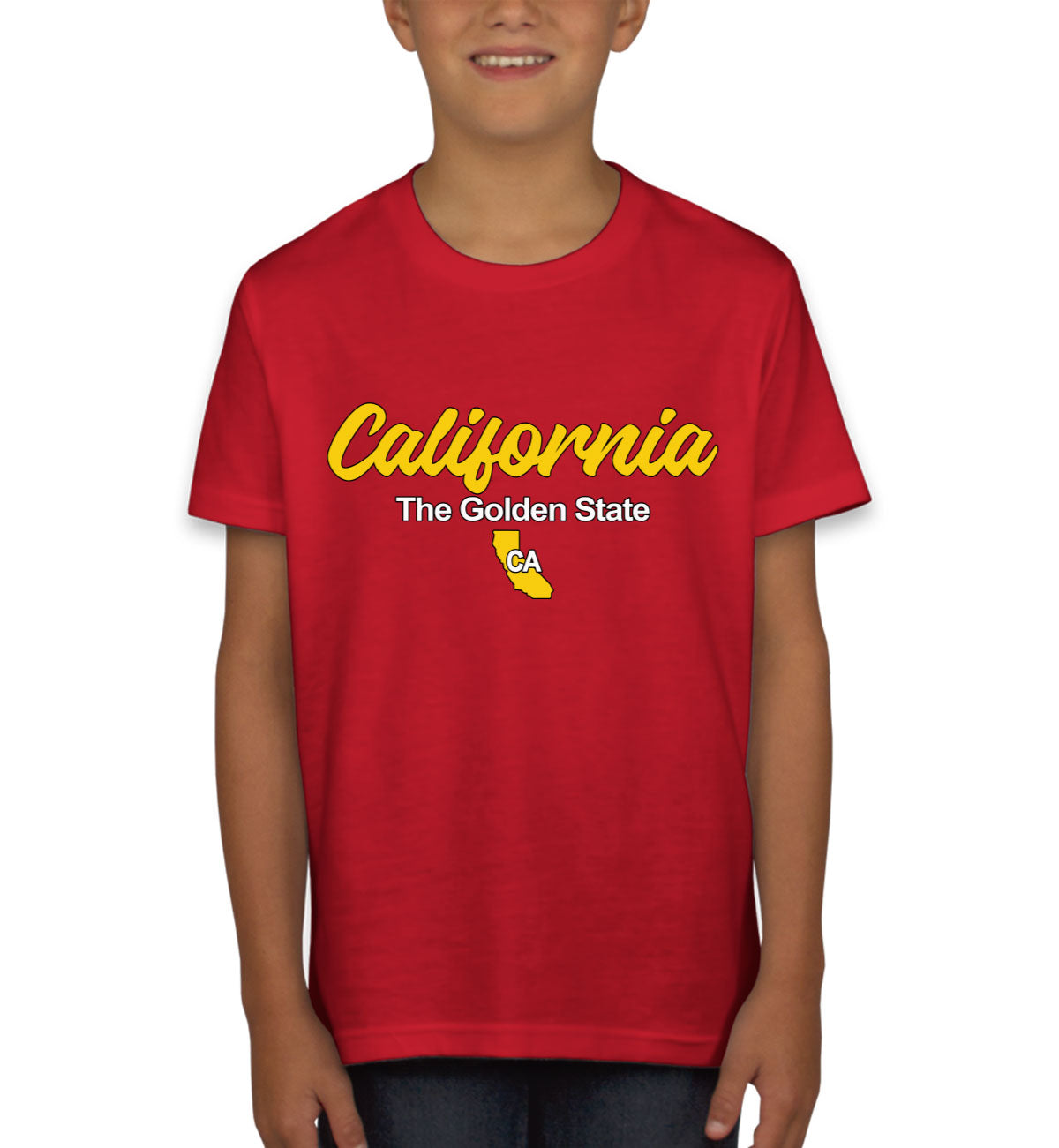 California The Golden State Youth T-shirt