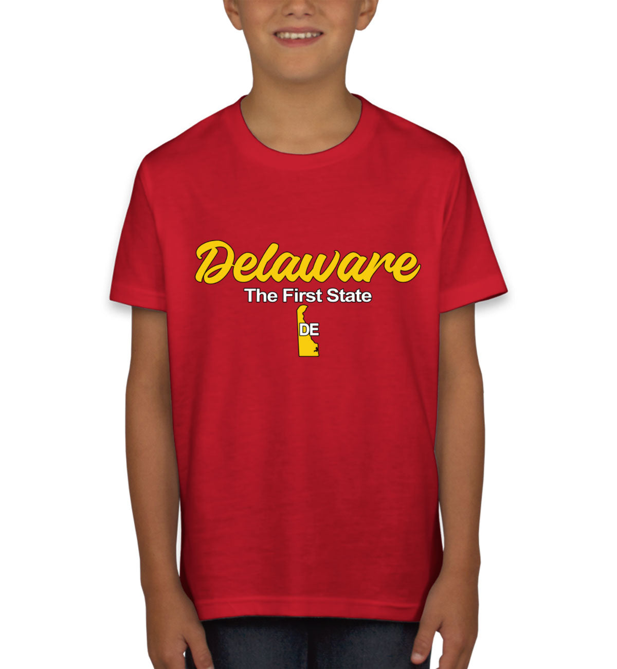 Delaware The First State Youth T-shirt