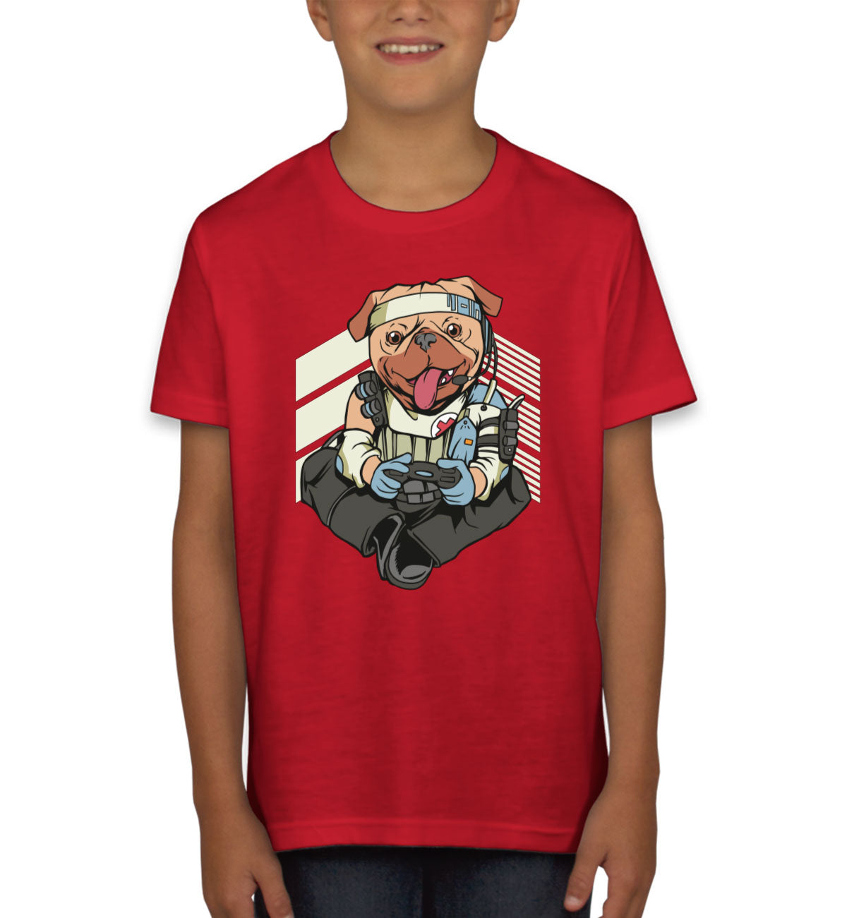 Gamer Dog Youth T-shirt