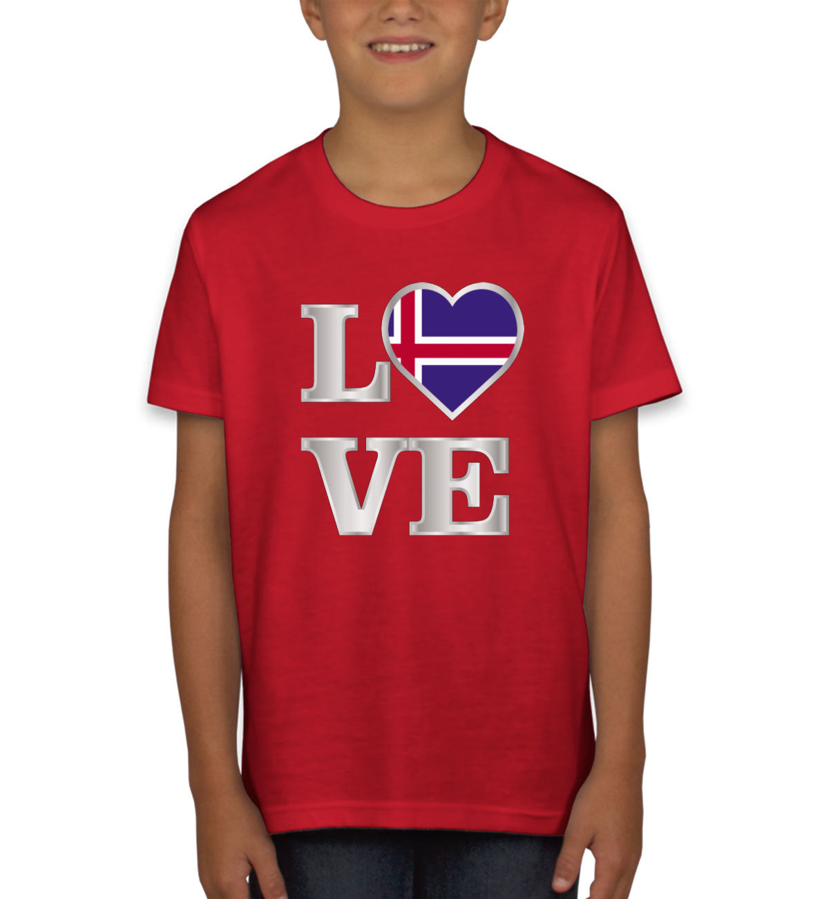 Iceland Love Youth T-shirt