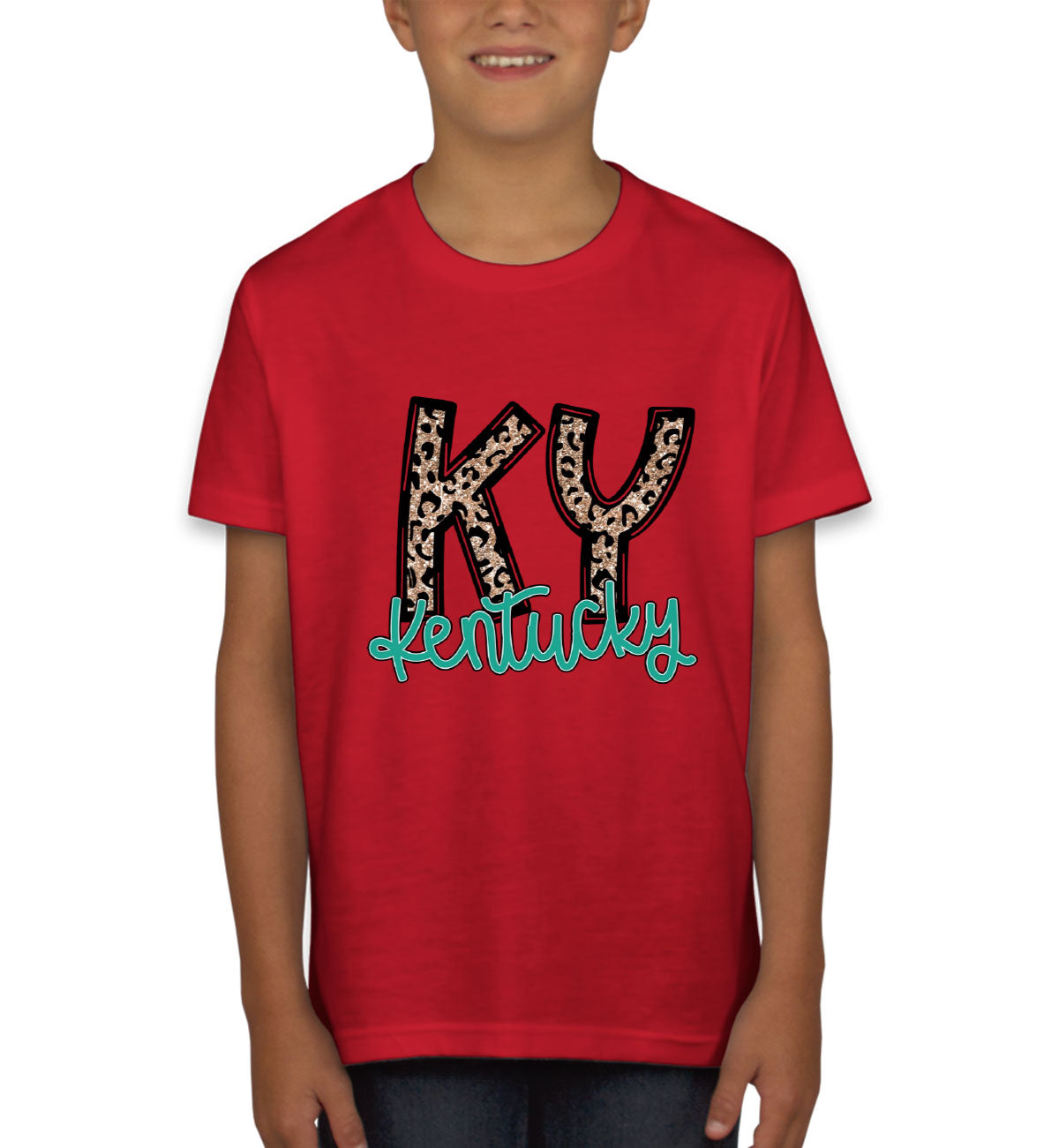 Kentucky State Abbreviation Youth T-shirt