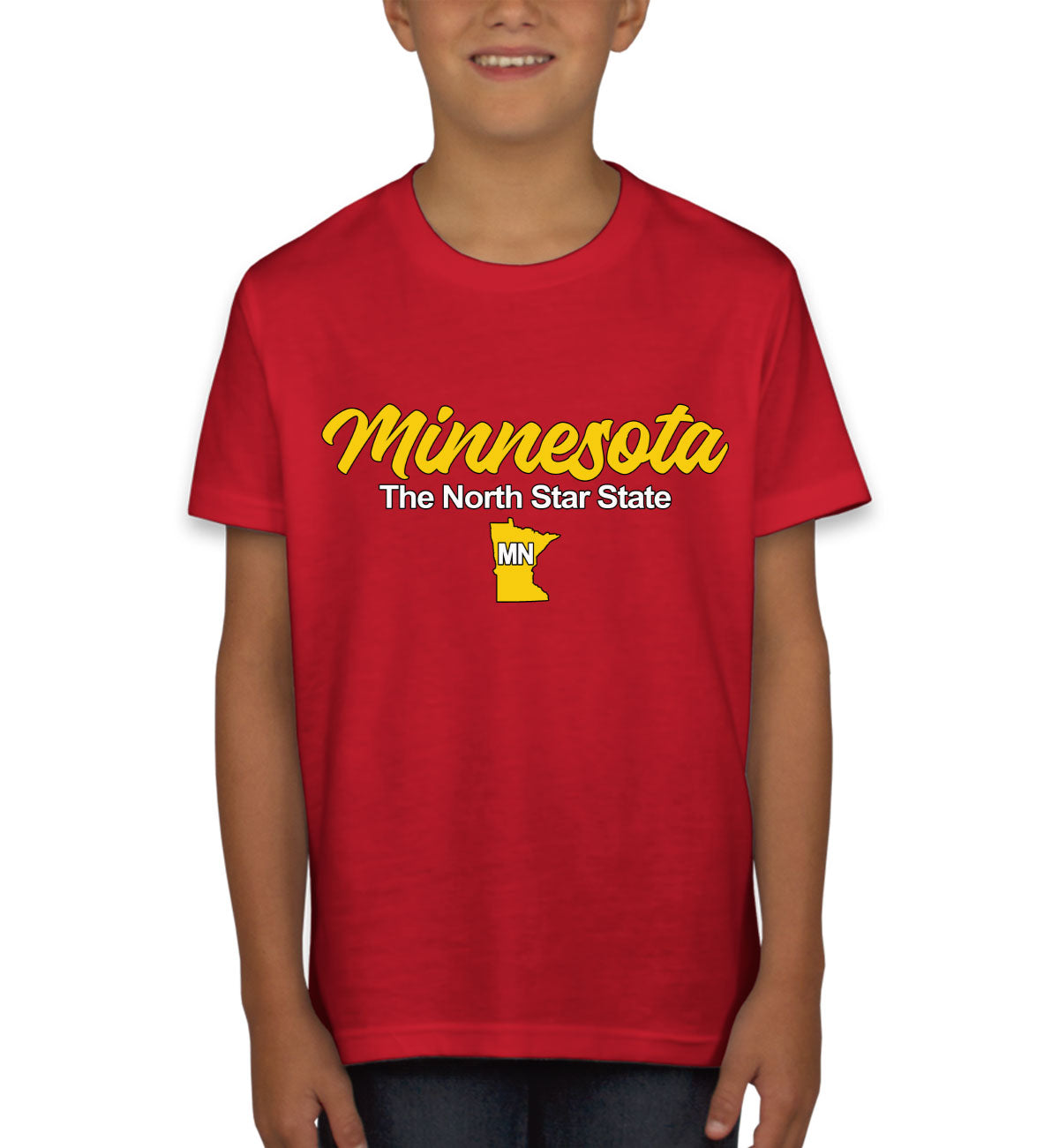 Minnesota The North Star State Youth T-shirt