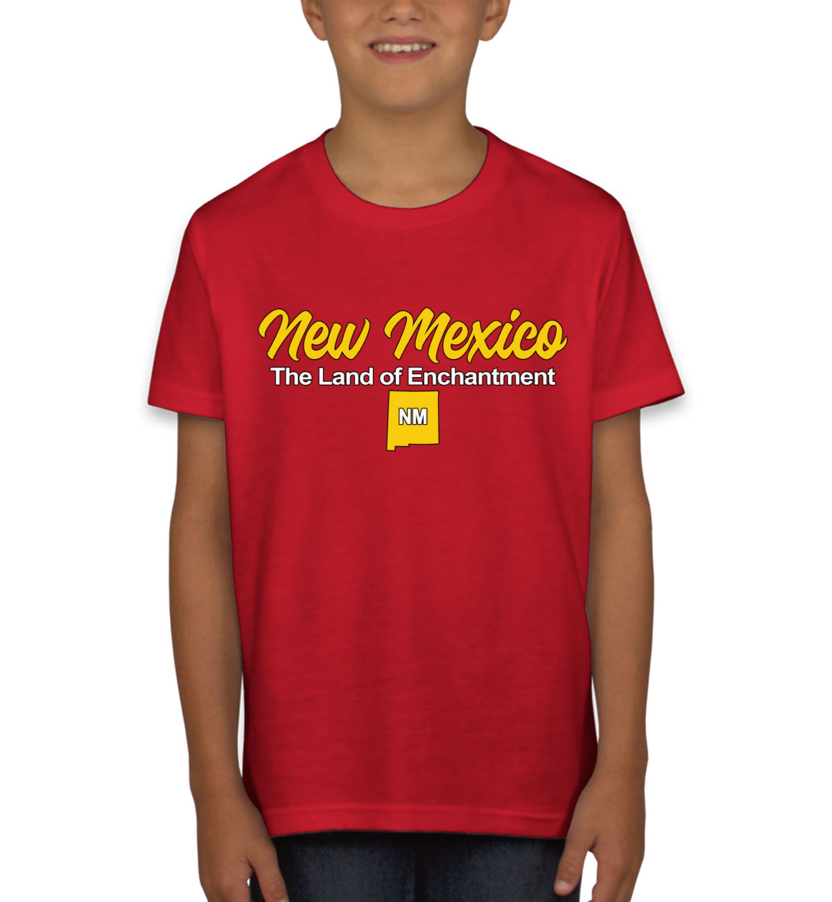 New Mexico The Land Of Enchantment Youth T-shirt