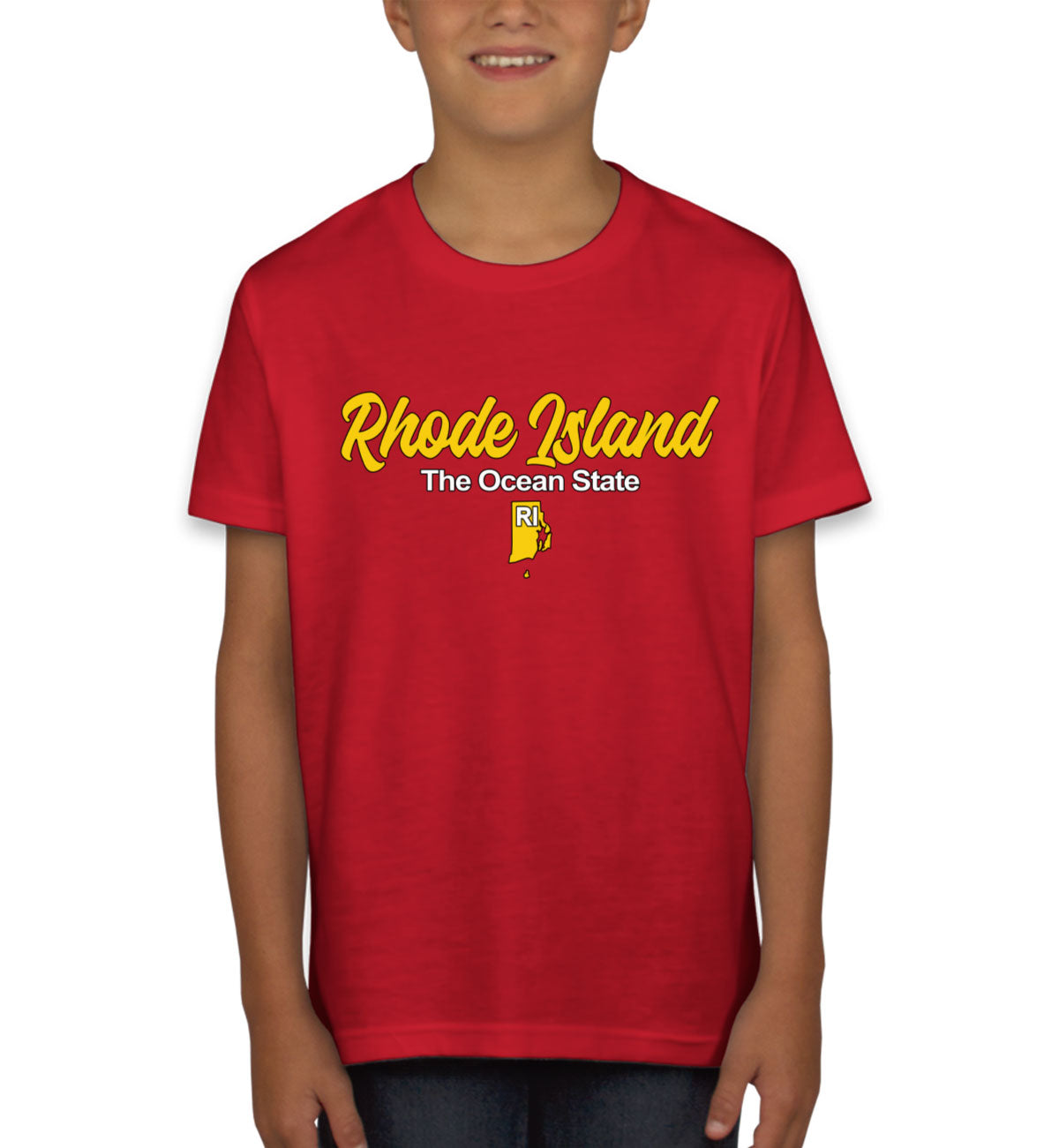 Rhode Island The Ocean State Youth T-shirt