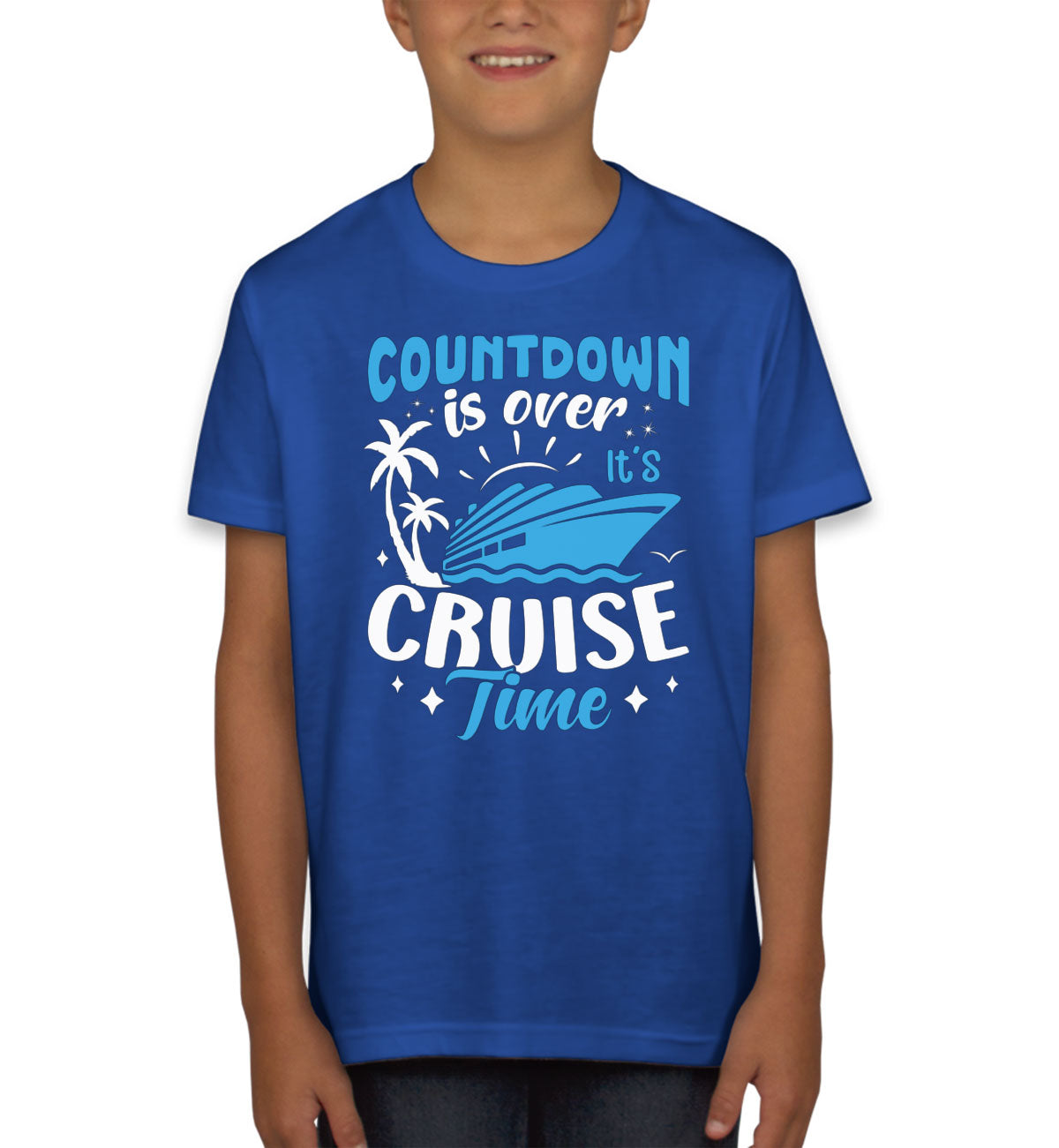 Countdown Is Over It's Cruise Time Youth T-shirt