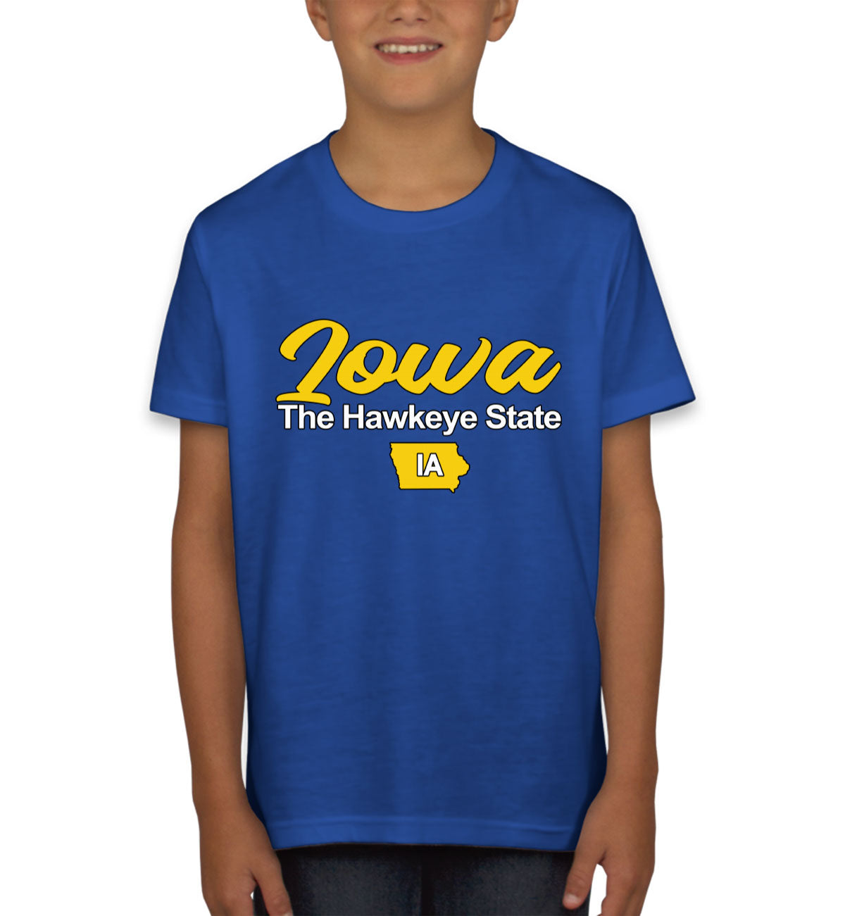 Iowa The Hawkeye State Youth T-shirt