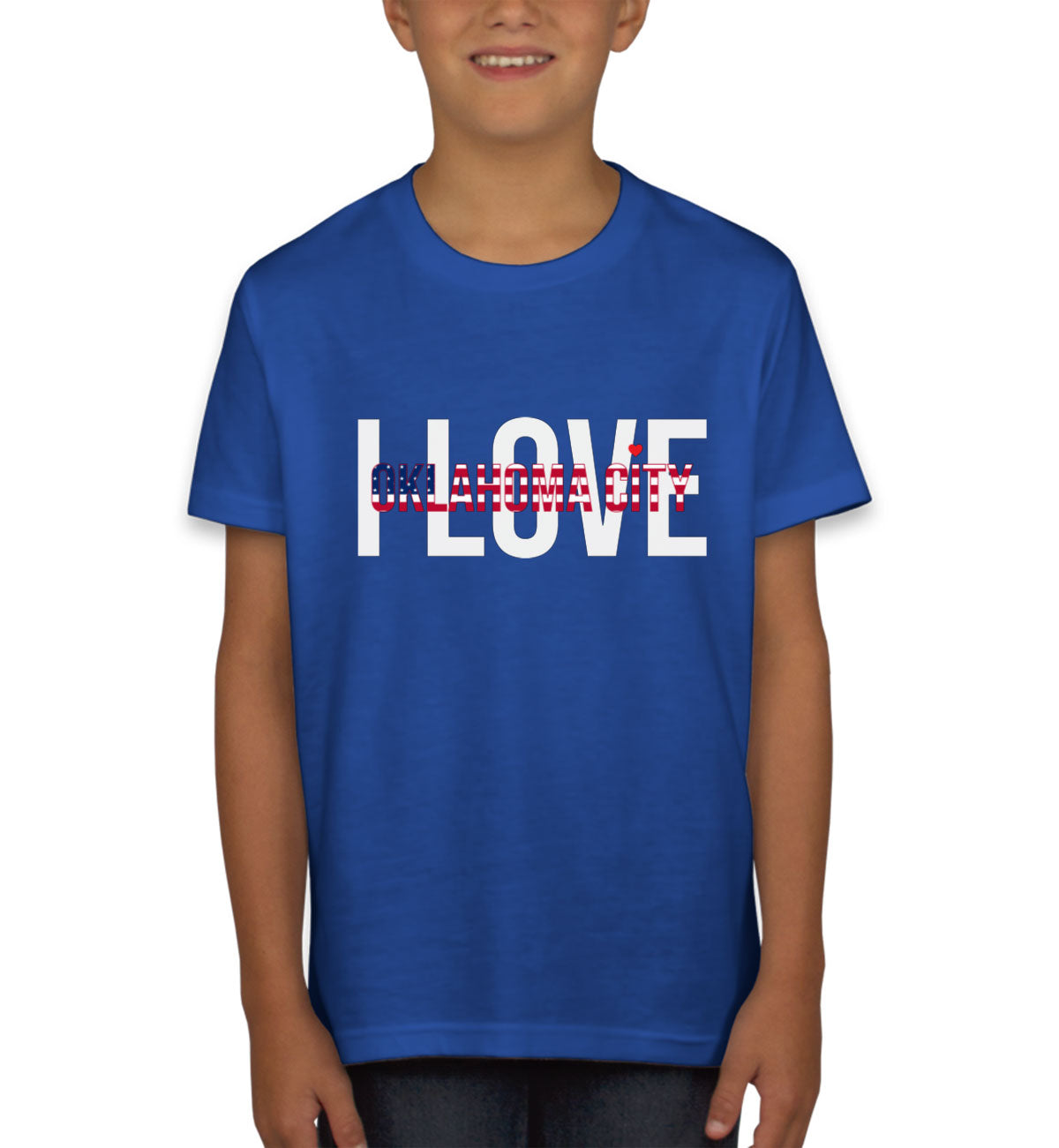 I Love Oklahoma City Youth T-shirt