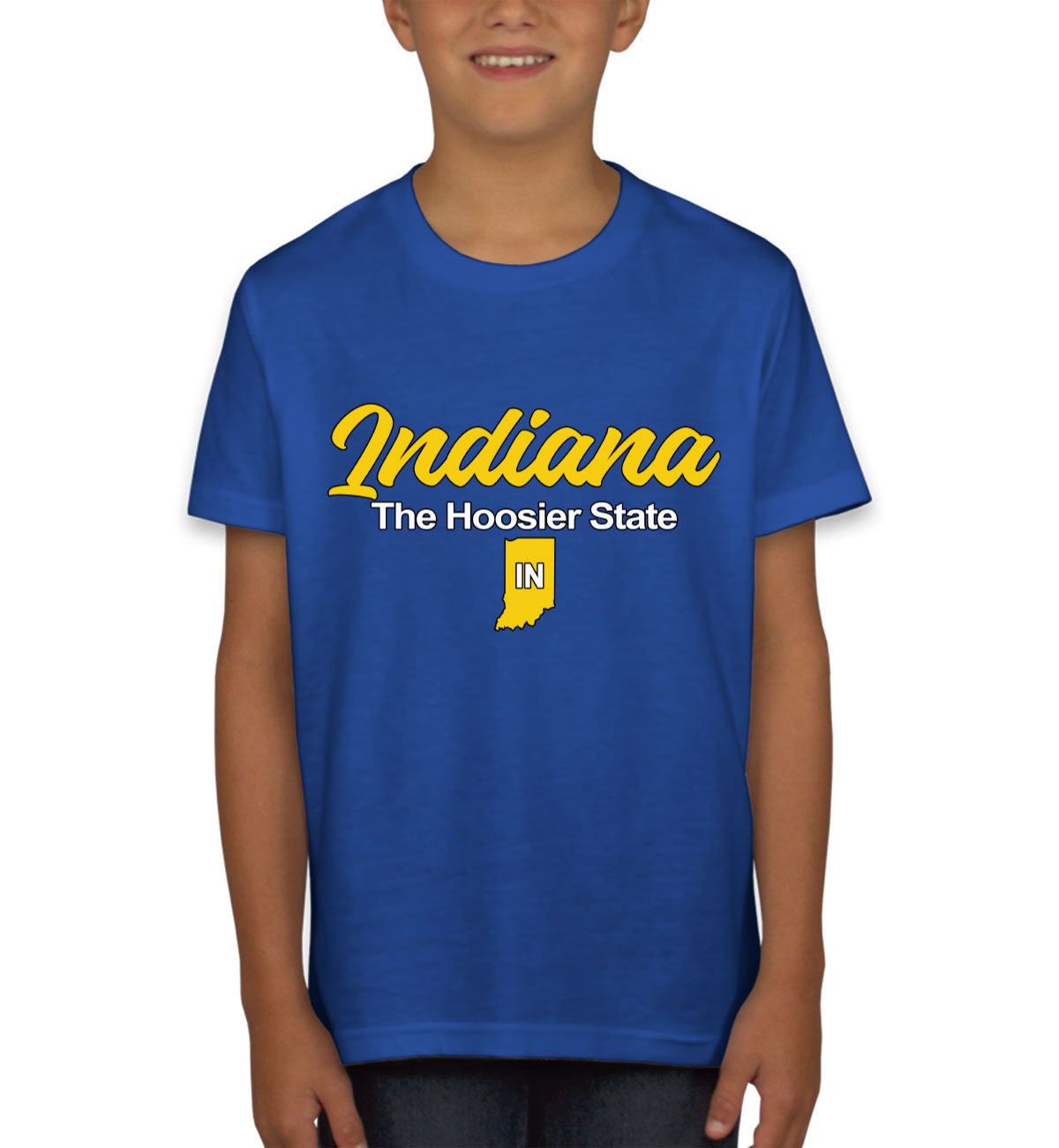 Indiana The Hoosier State Youth T-shirt
