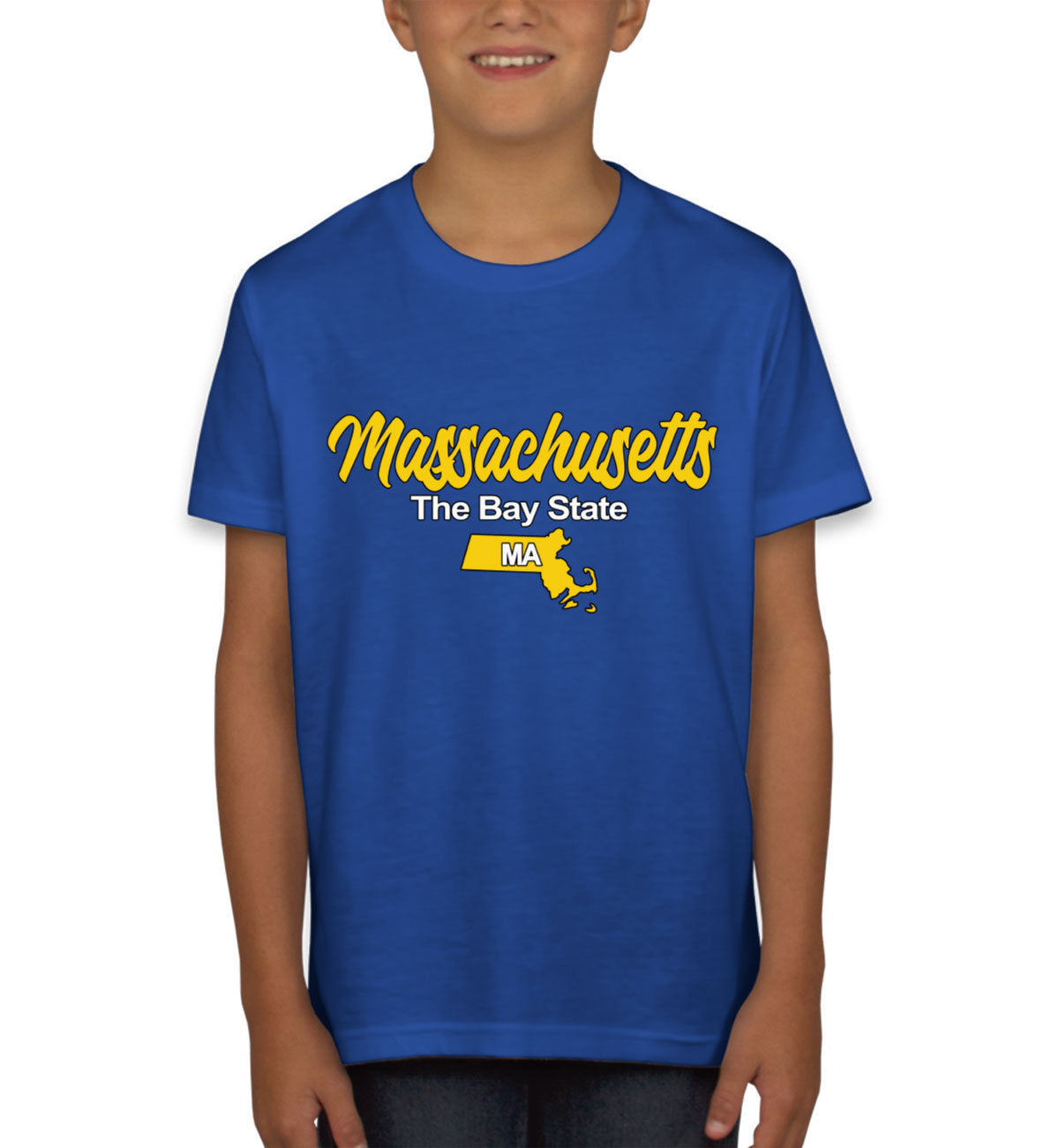 Massachusetts The Bay State Youth T-shirt