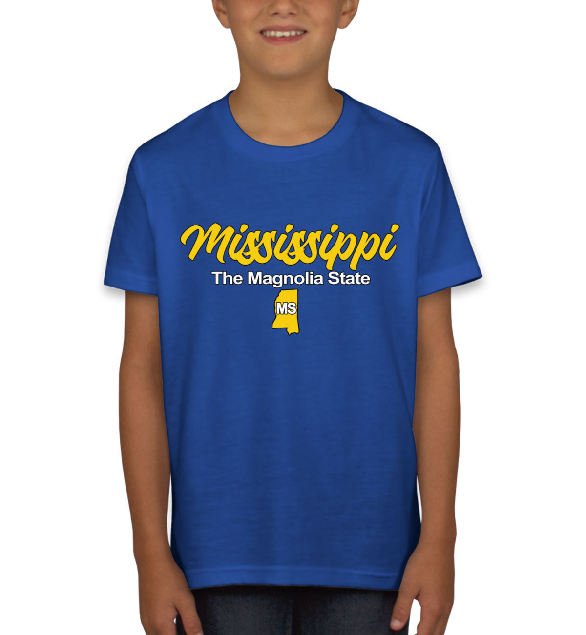 Mississippi The Magnolia State Youth T-shirt