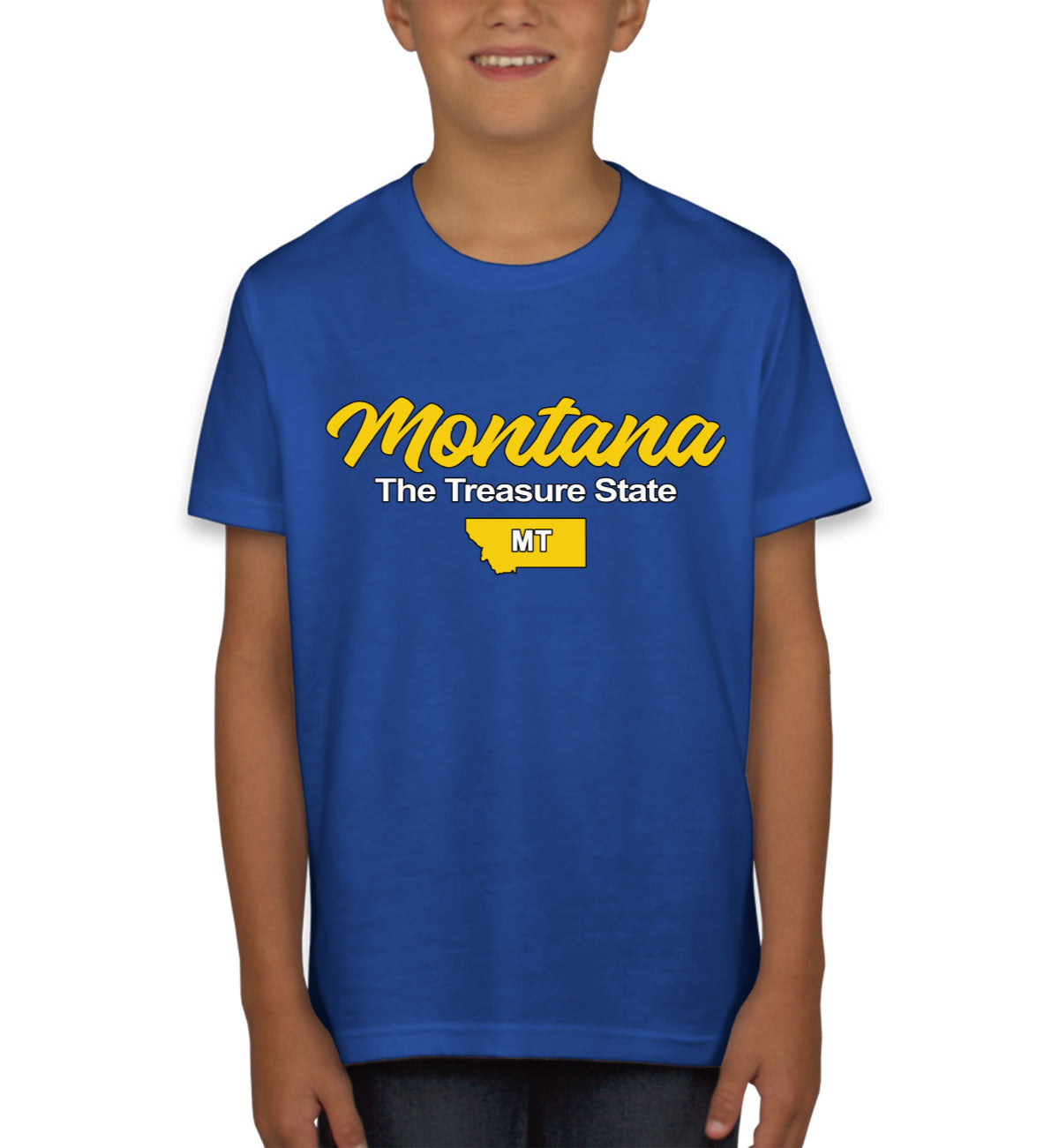 Montana The Treasure State Youth T-shirt