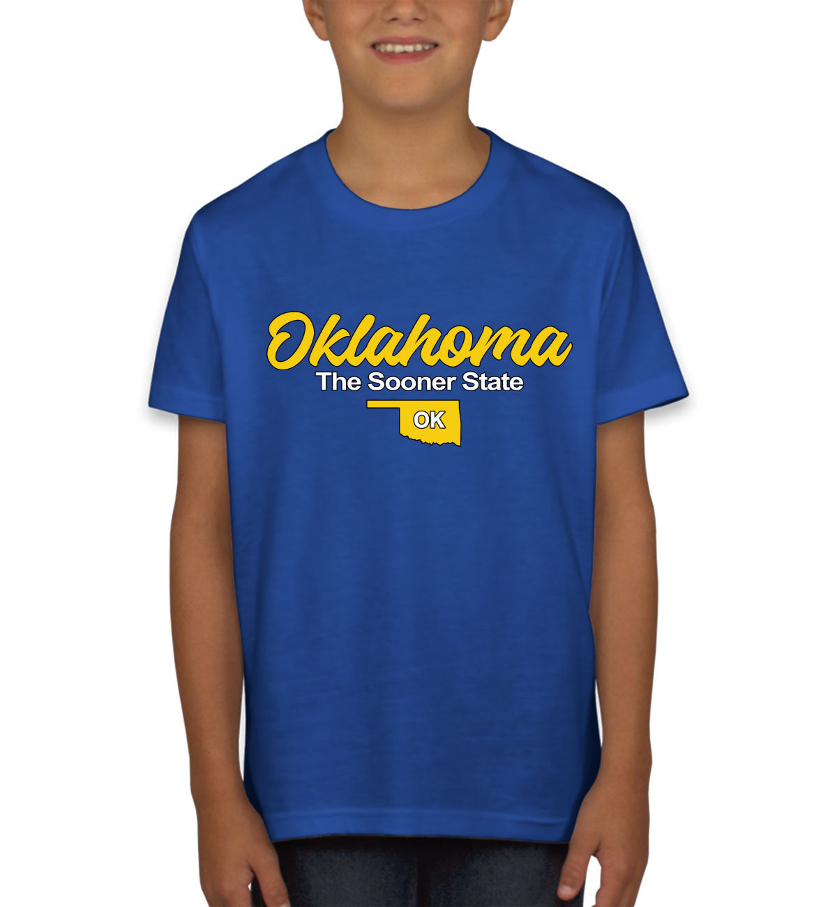 Oklahoma The Sooner State Youth T-shirt