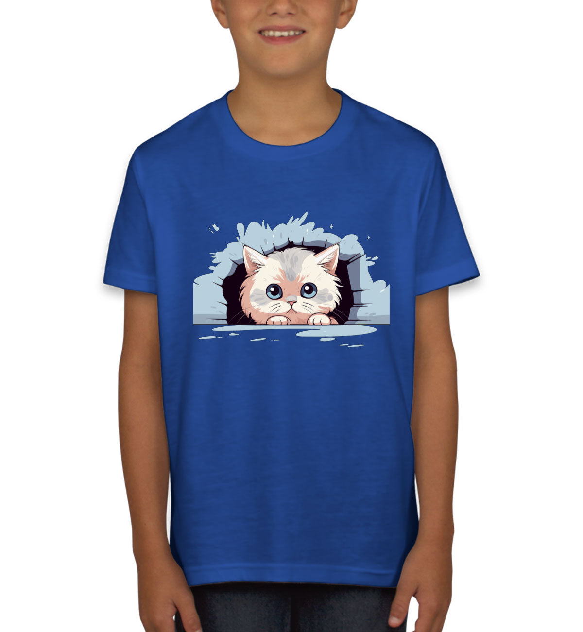 Cute Persian Cat Youth T-shirt