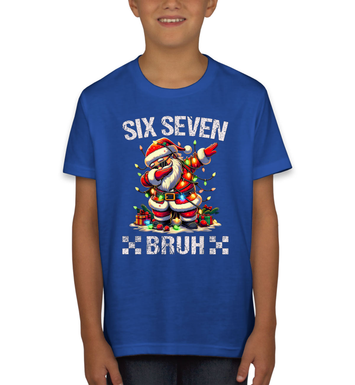 67 Sixty Seven Bruh Debbing Santa Christmas Youth T-shirt