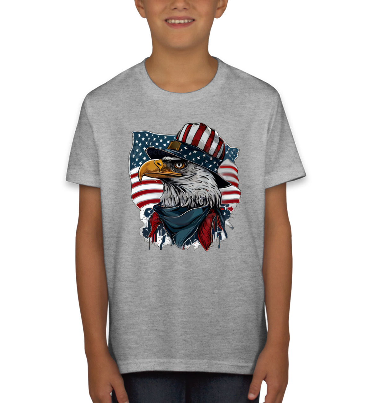 American Eagle Flag Patriotic Youth T-shirt