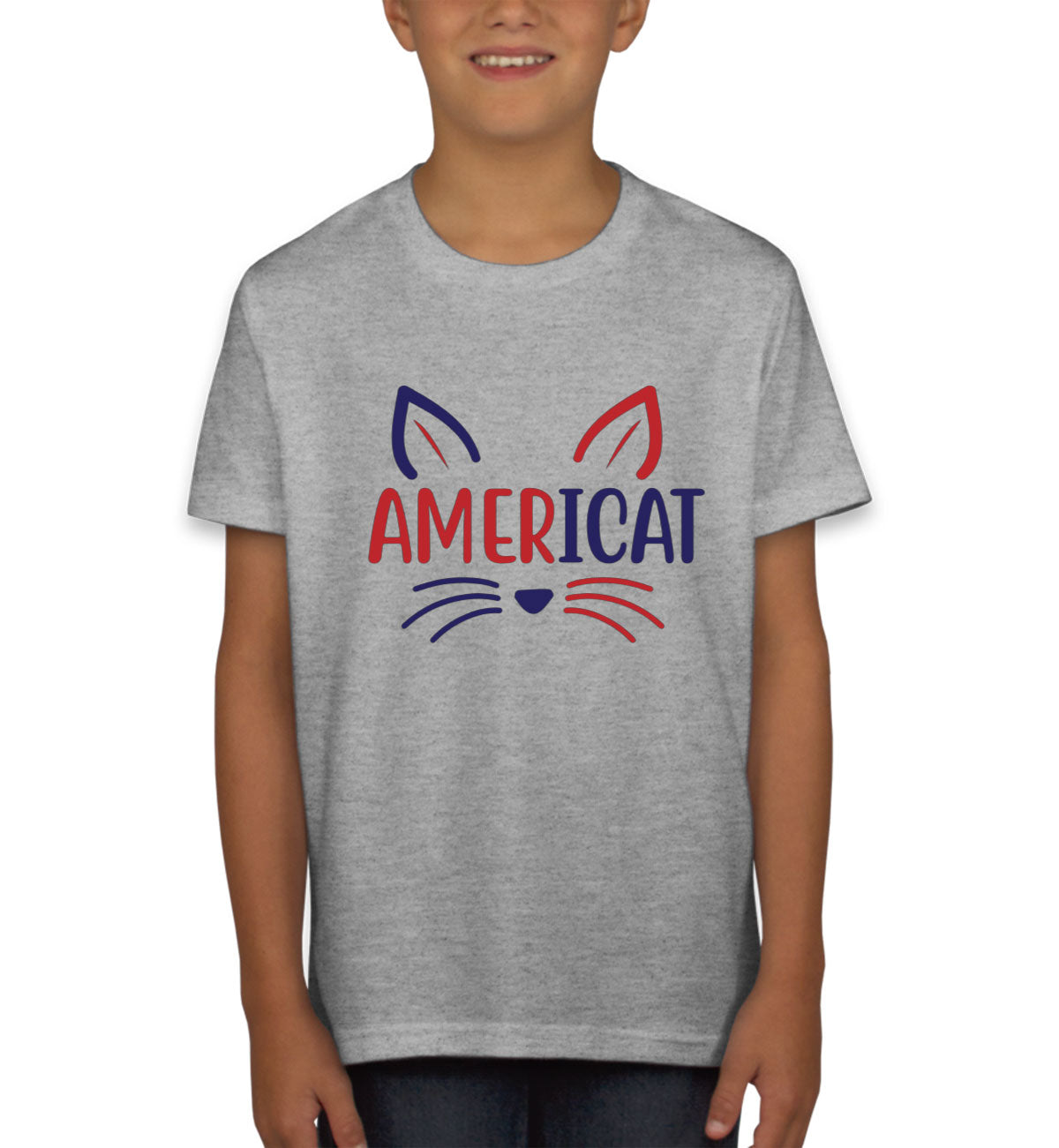 Americat Cat Youth T-shirt