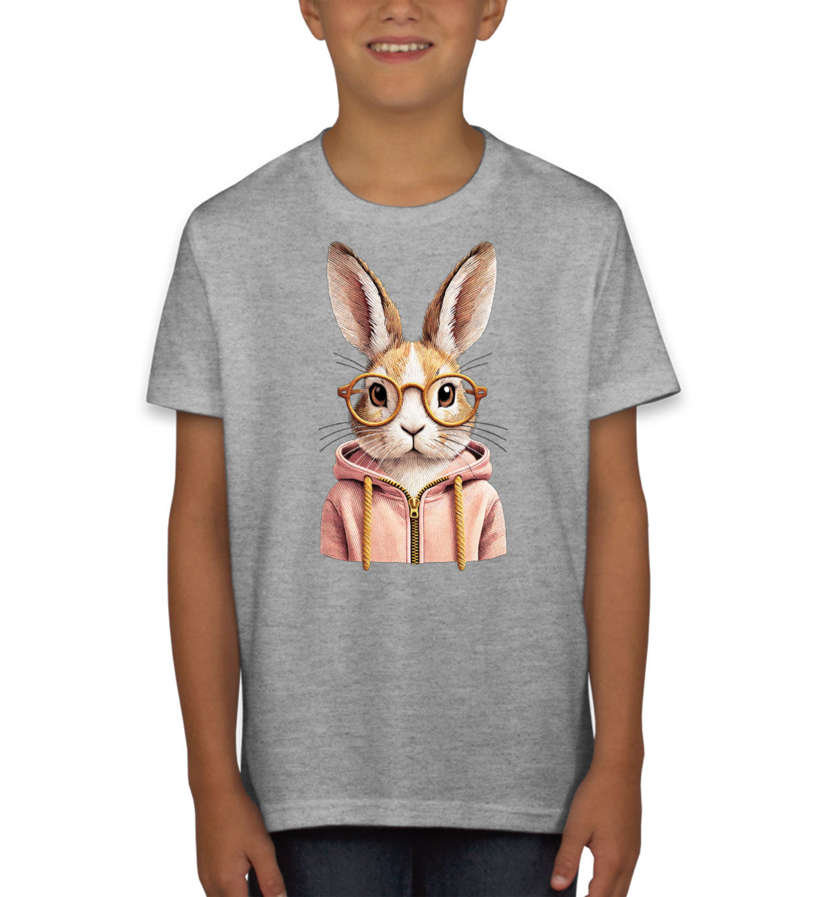 Cute Bunny Youth T-shirt