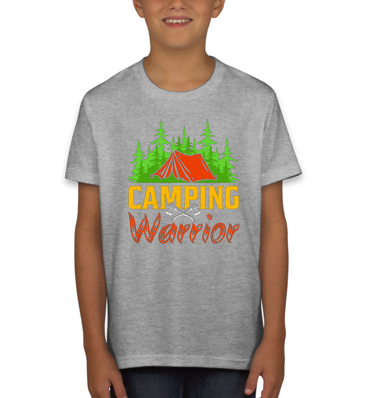 Camping Warrior Youth T-shirt