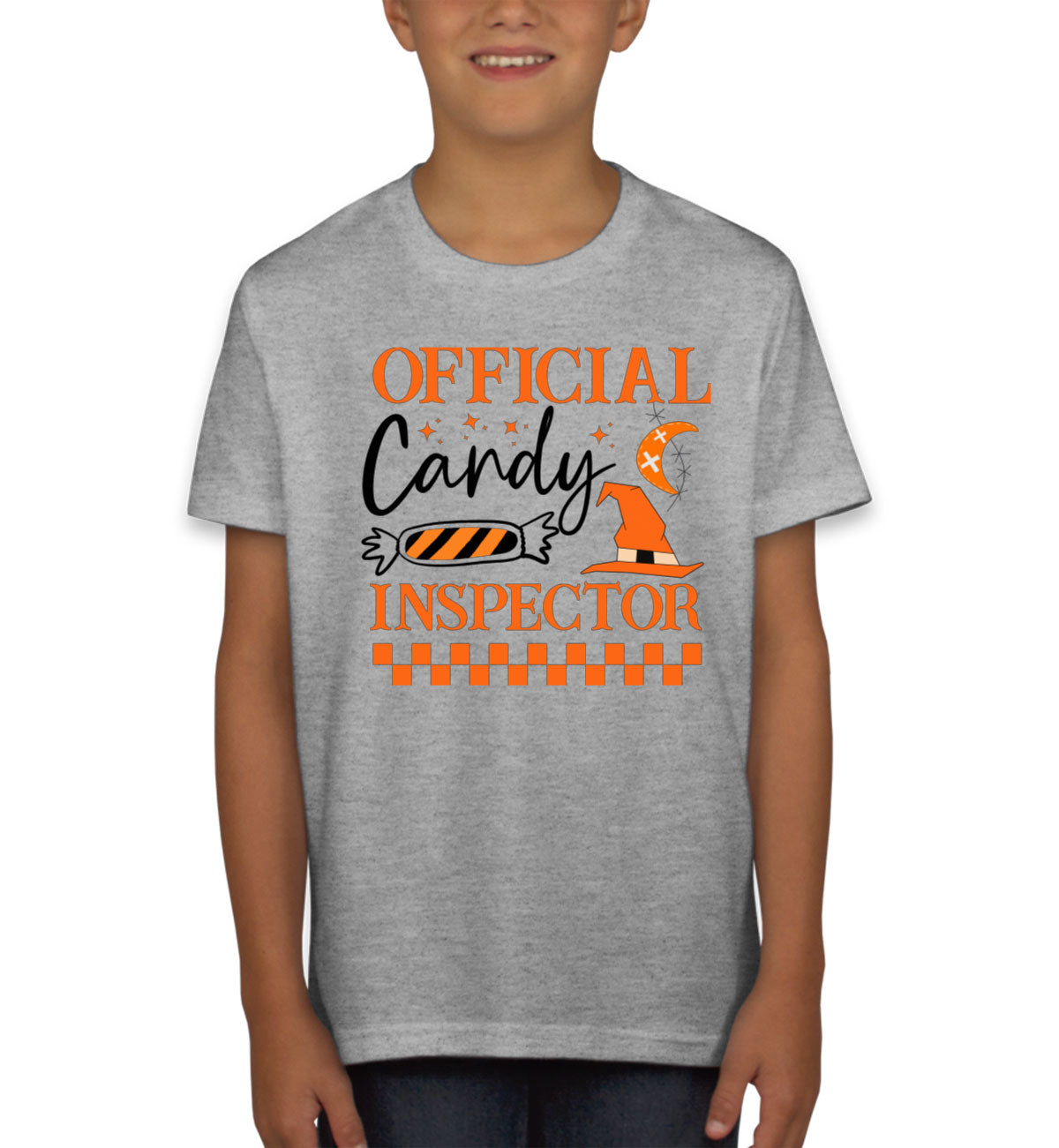 Official Candy Inspector Halloween Youth T-shirt