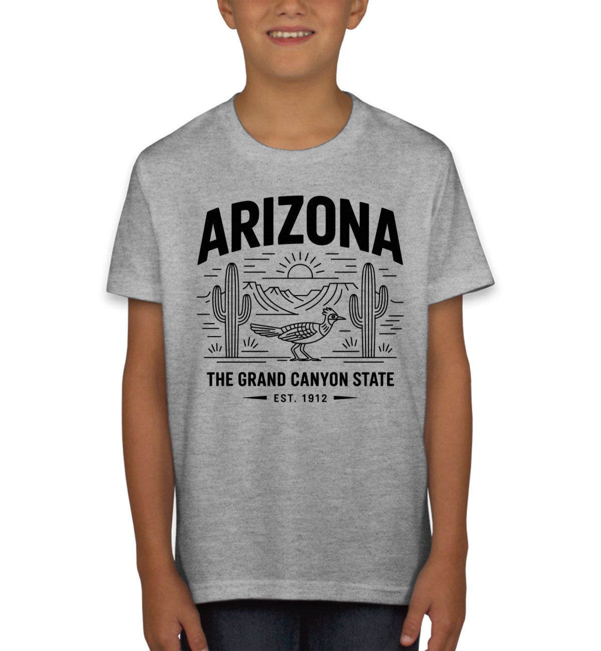 Arizona Cityscape Illustration The Grand Canyon State Youth T-shirt