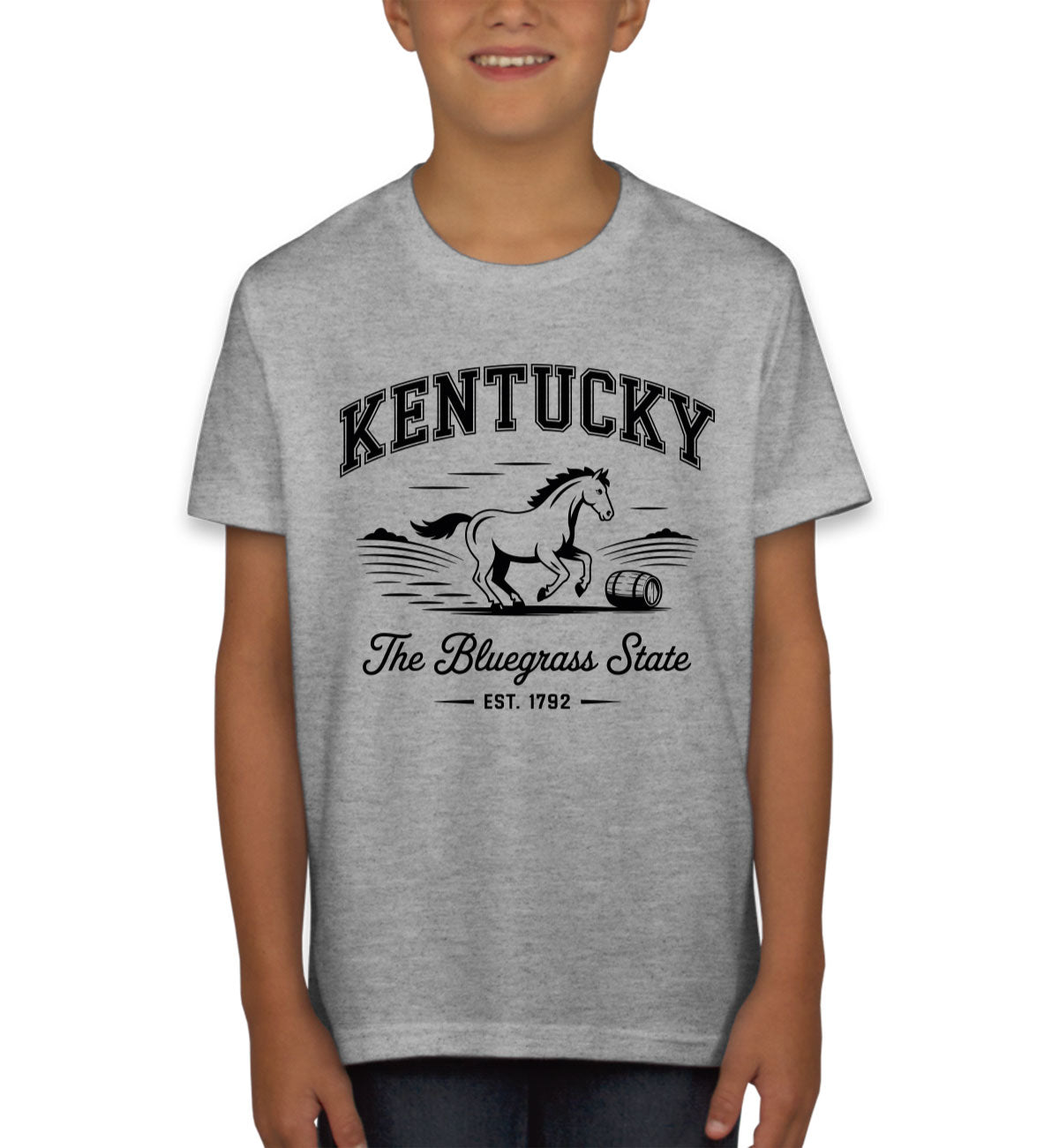 Kentucky Cityscape Illustration The Bluegrass State Youth T-shirt