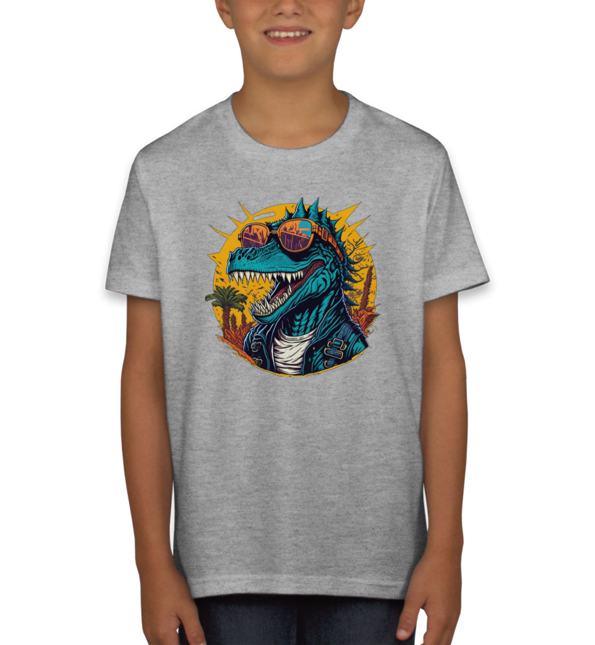 Cool Dinosaur Youth T-shirt
