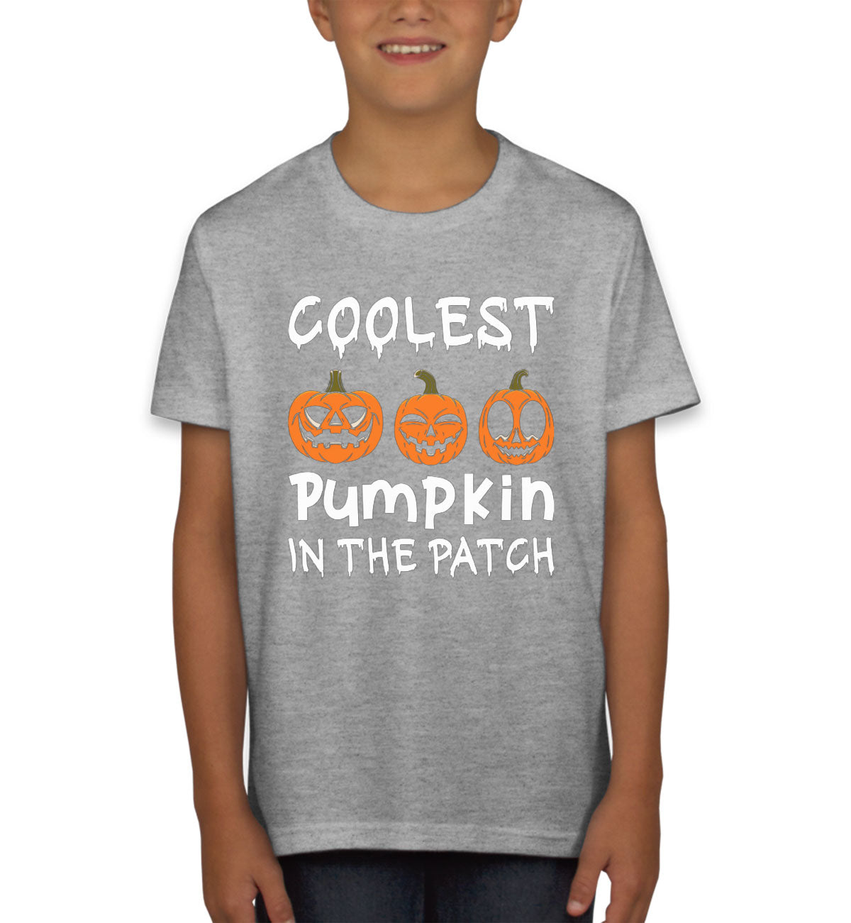Coolest Pumpkin In The Pitch Halloween Youth T-shirt