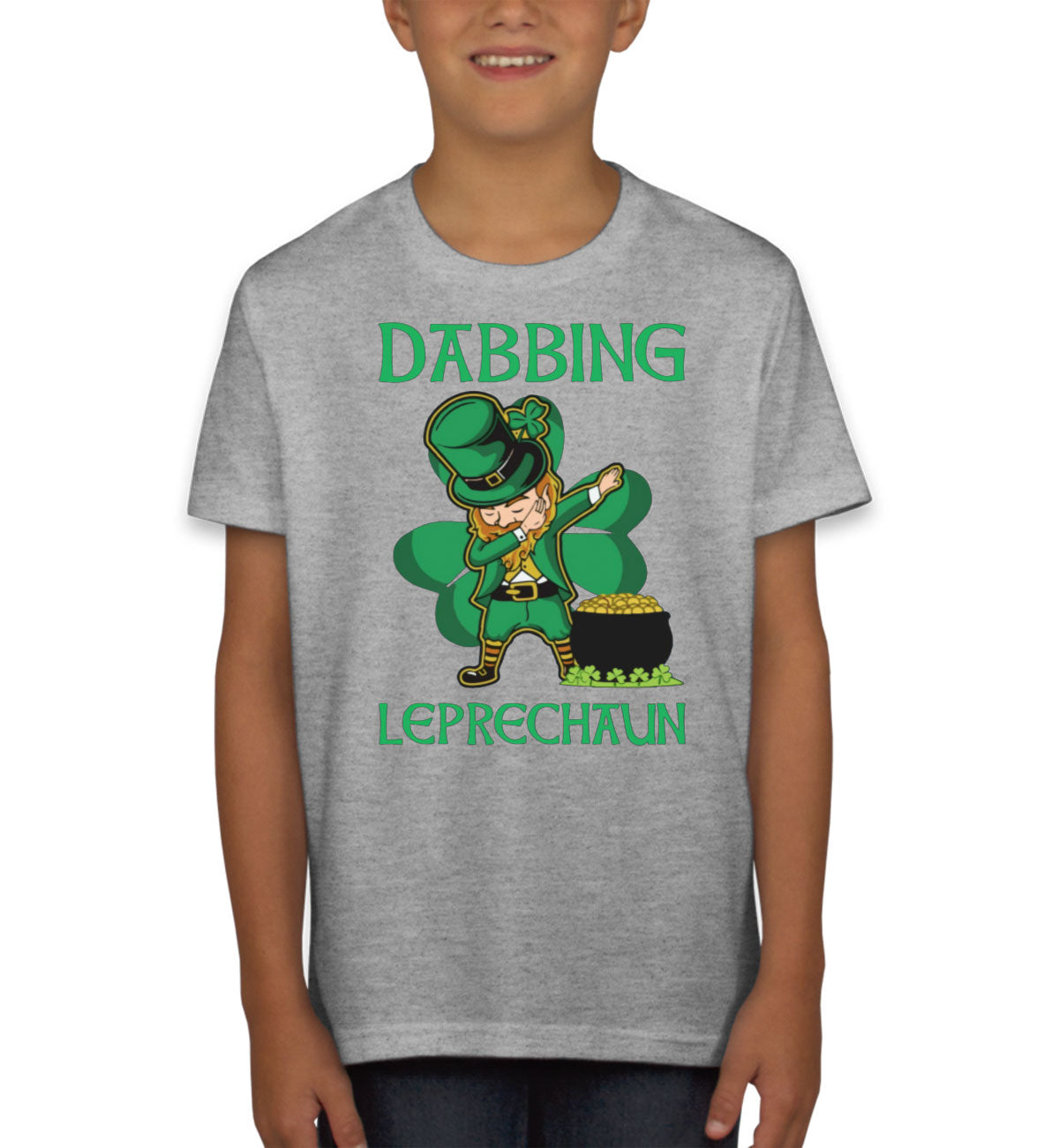 Dabbing Leprechaun St. Patrick's Day Youth T-shirt