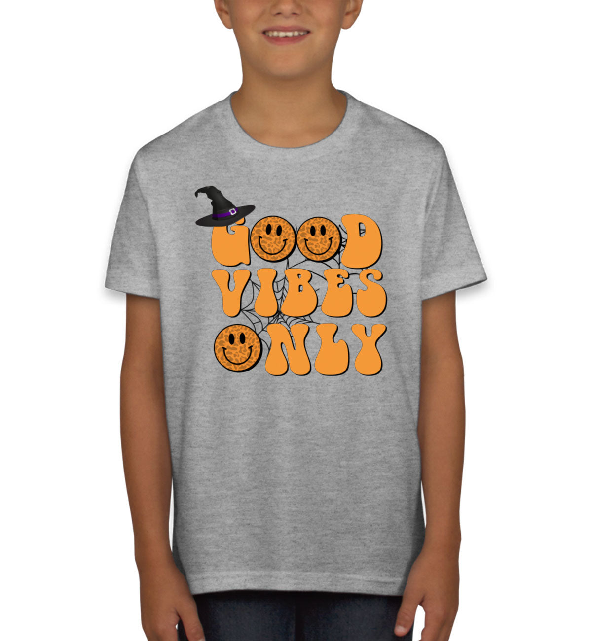 Good Vibes Only Halloween Youth T-shirt