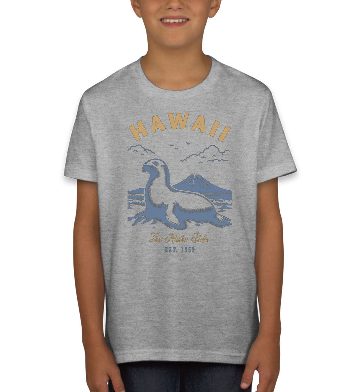 Hawaii State Vintage Youth T-shirt