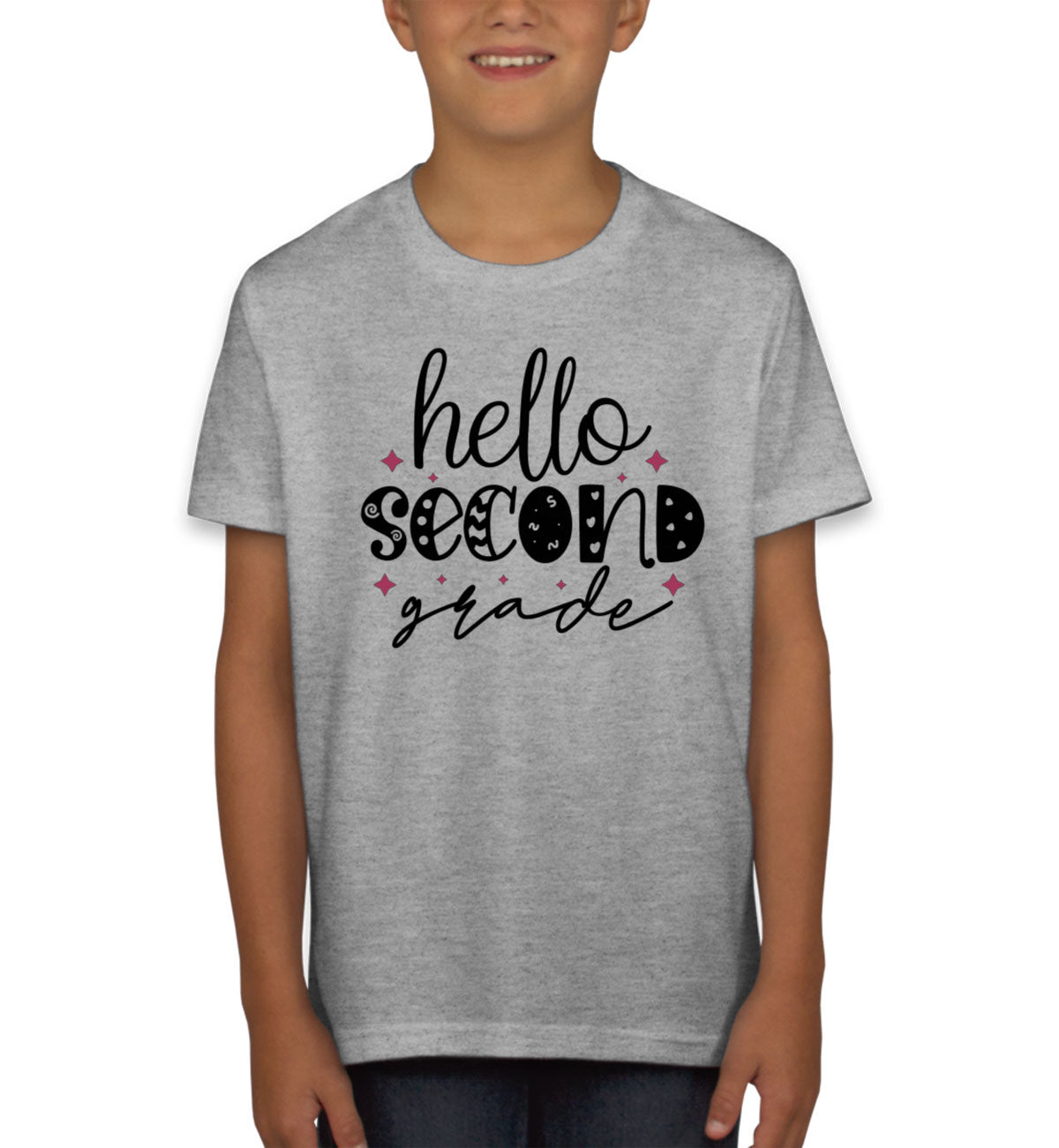Hello Second Grade Youth T-shirt