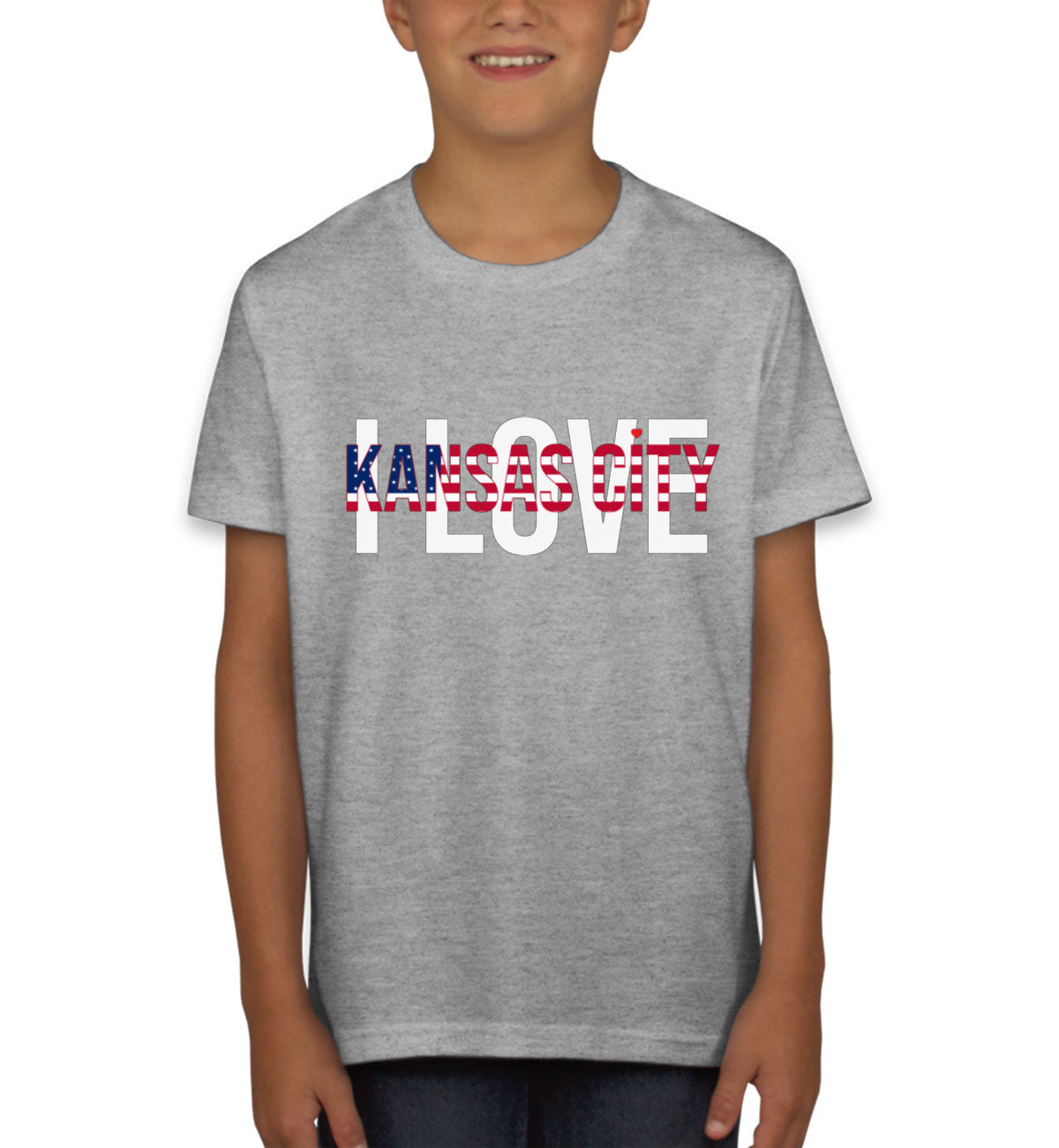 I Love Kansas City Youth T-shirt