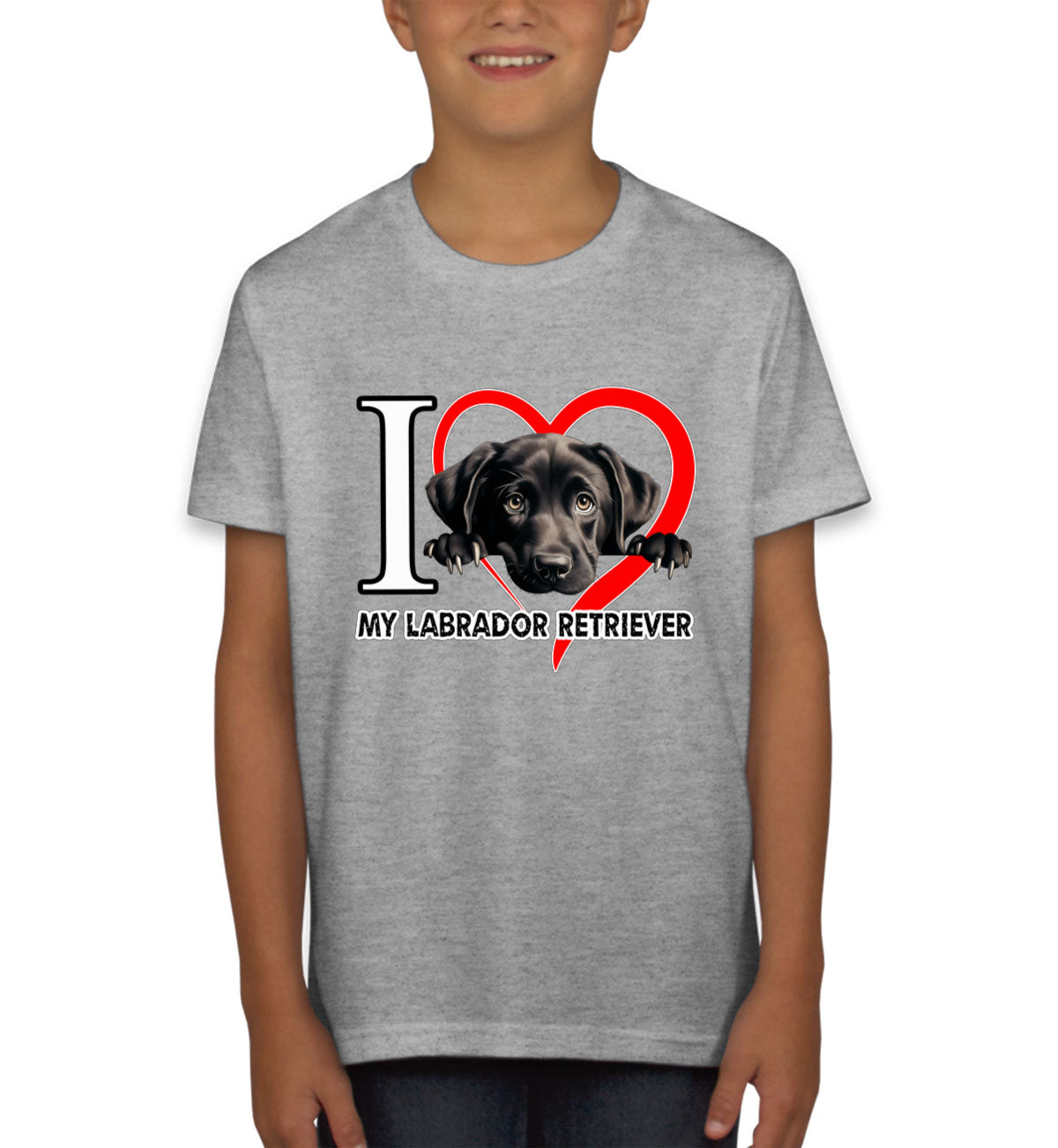 I Love My Labrador Retriever Dog Youth T-shirt