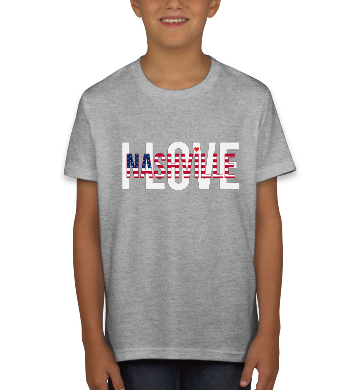 I Love Nashville Youth T-shirt
