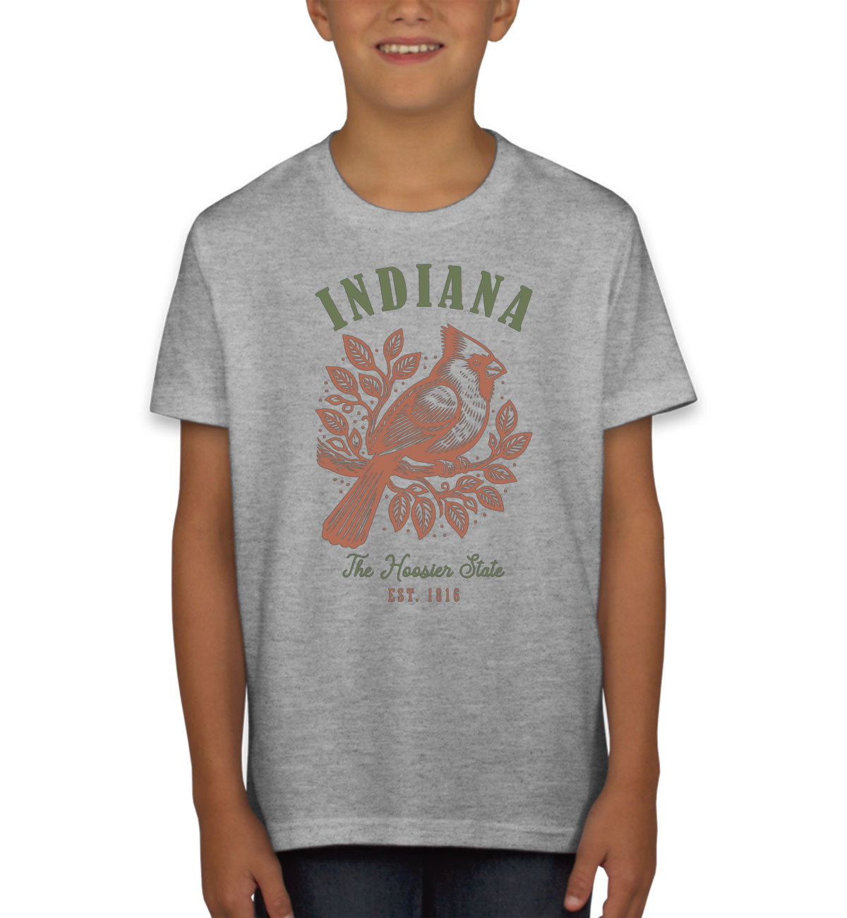Indiana State Vintage Youth T-shirt