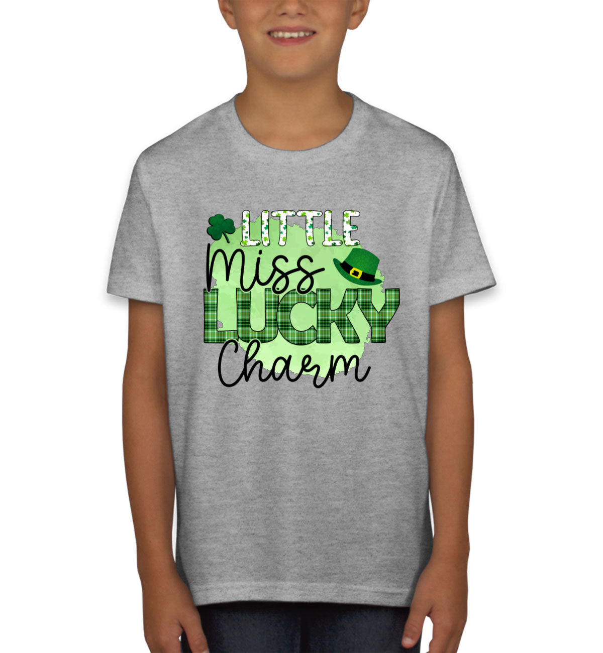 Little Miss Lucky Charm St. Patrick's Day Youth T-shirt