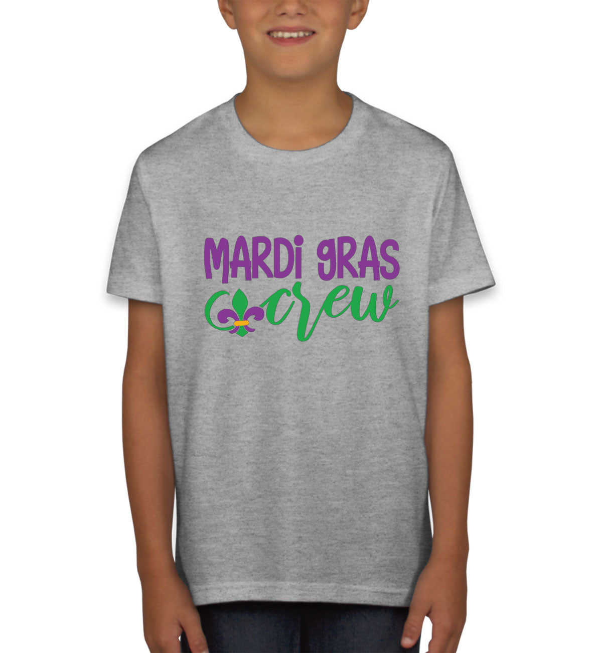 Mardi Gras Crew Youth T-shirt