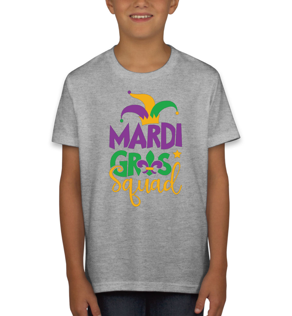 Mardi Gras Squad Youth T-shirt