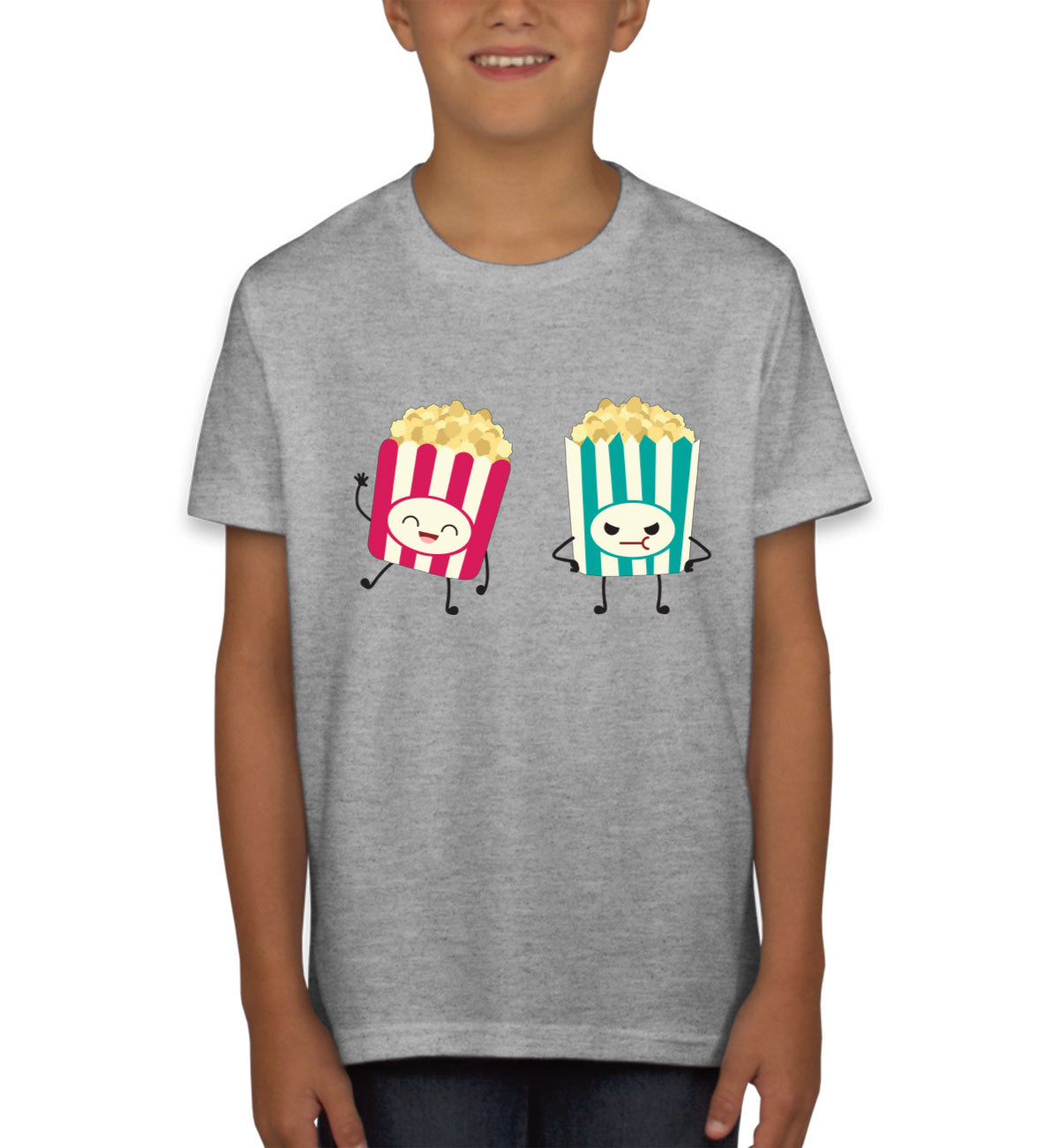 Cute Popcorn Youth T-shirt