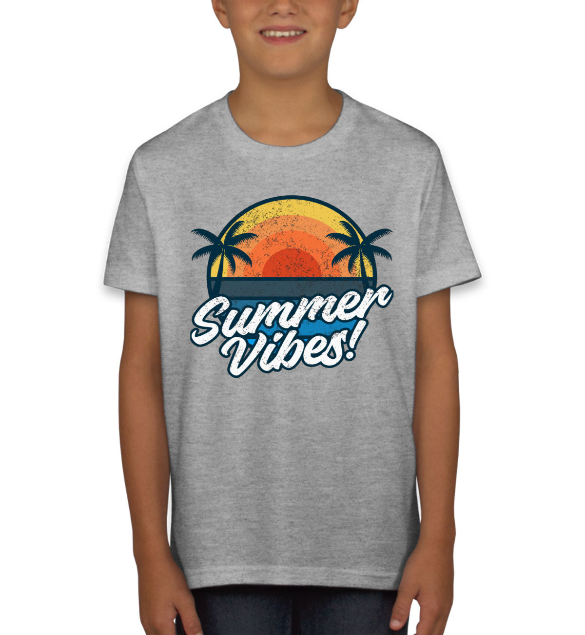 Retro Summer Vibes Youth T-shirt