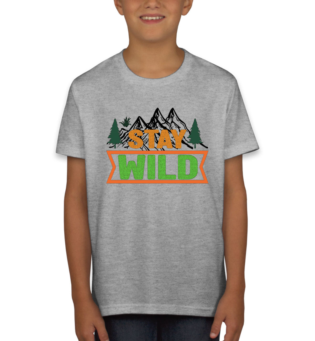 Stay Wild Camp Youth T-shirt