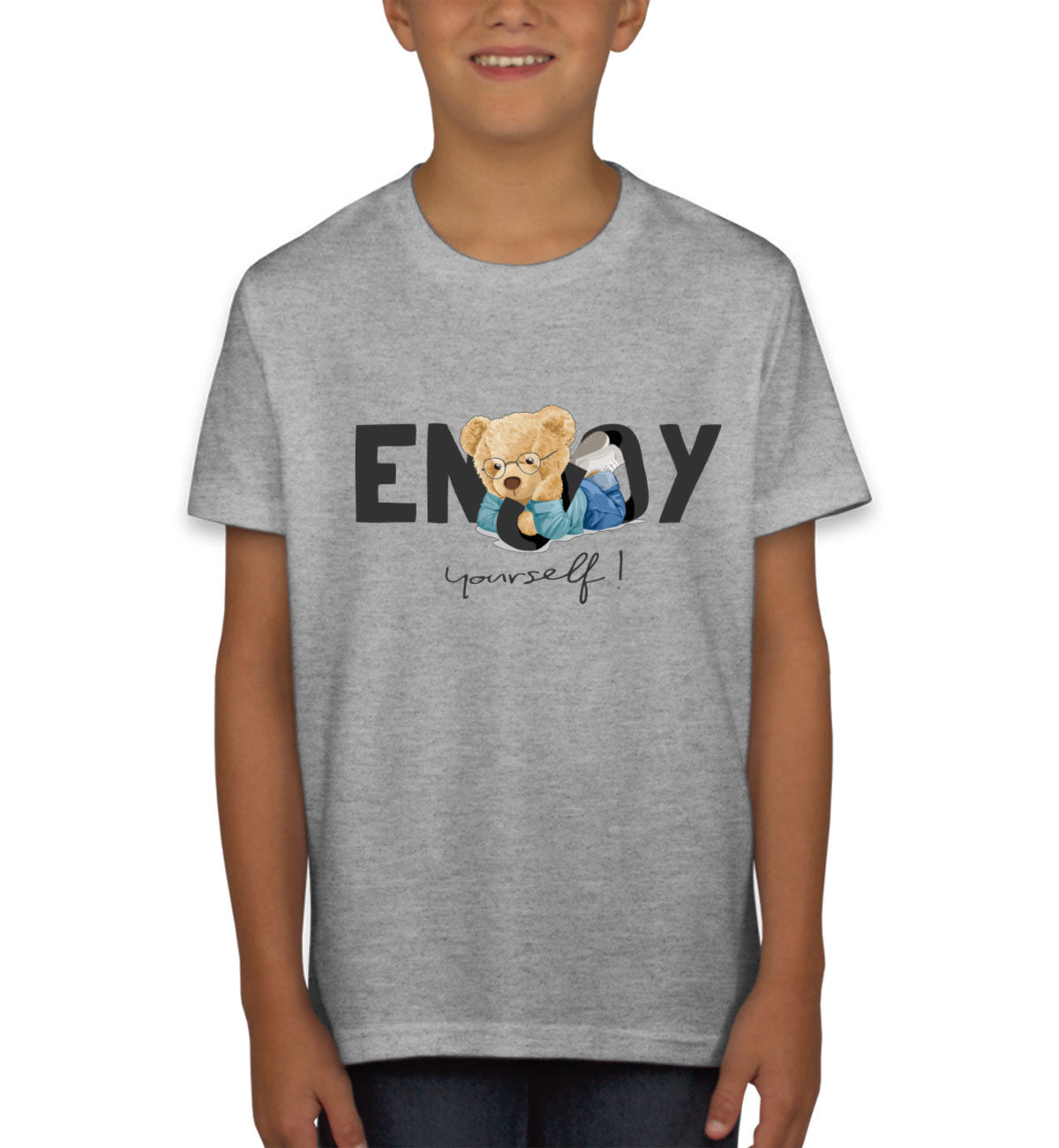 Teddy Bear Enjoy Yourself Youth T-shirt
