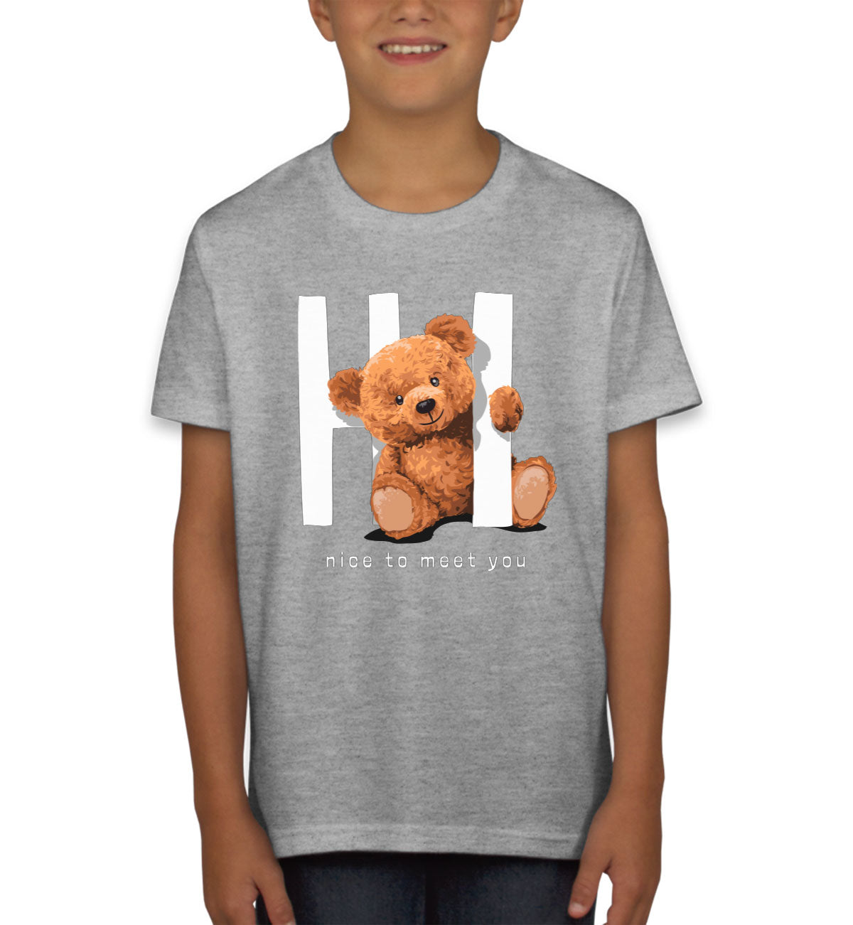 Teddy Bear Hi Youth T-shirt