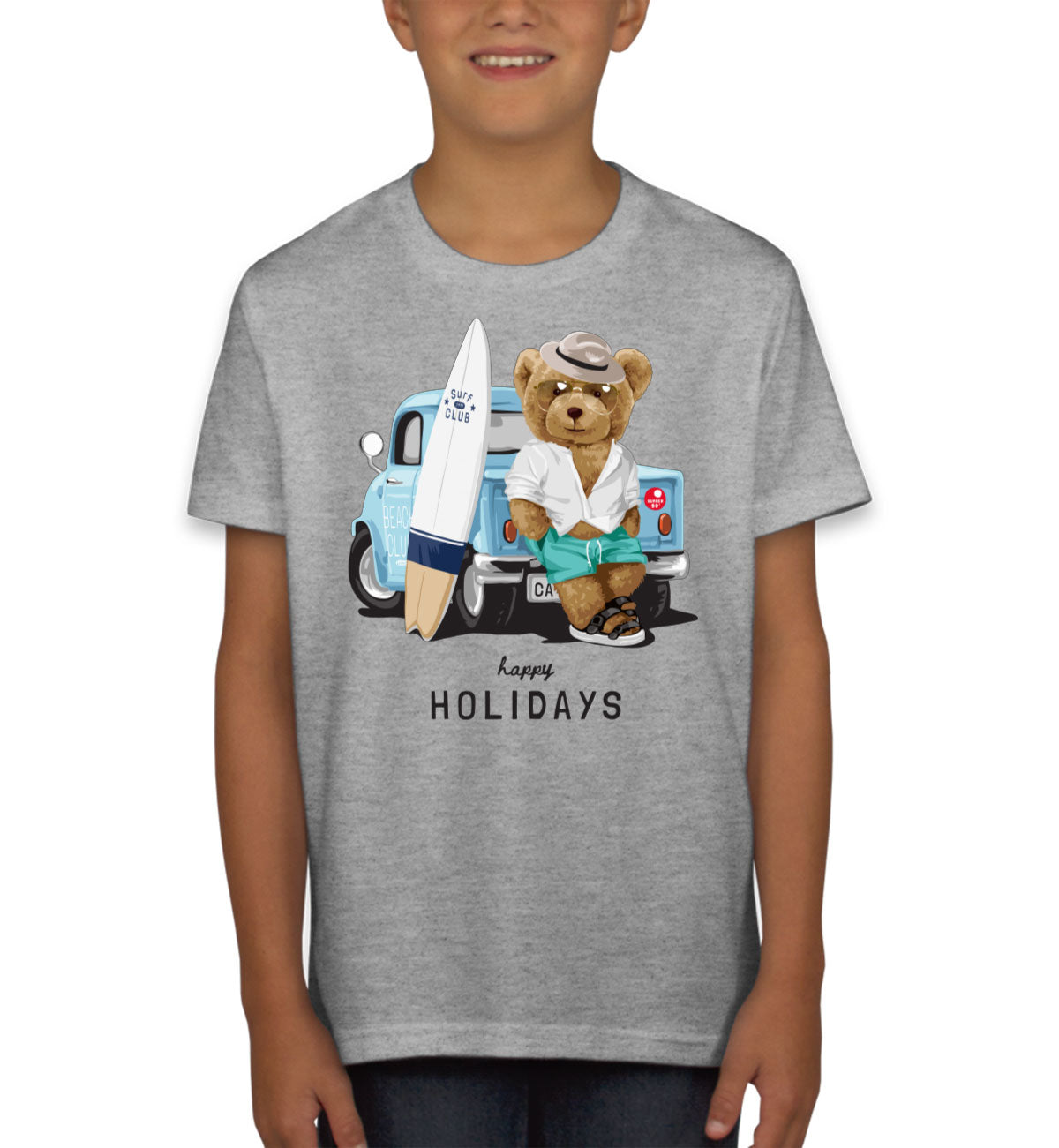 Teddy Bear Holiday Youth T-shirt