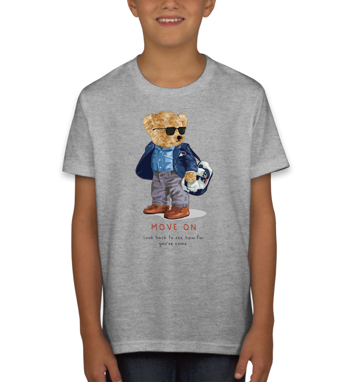 Teddy Bear Move On Youth T-shirt