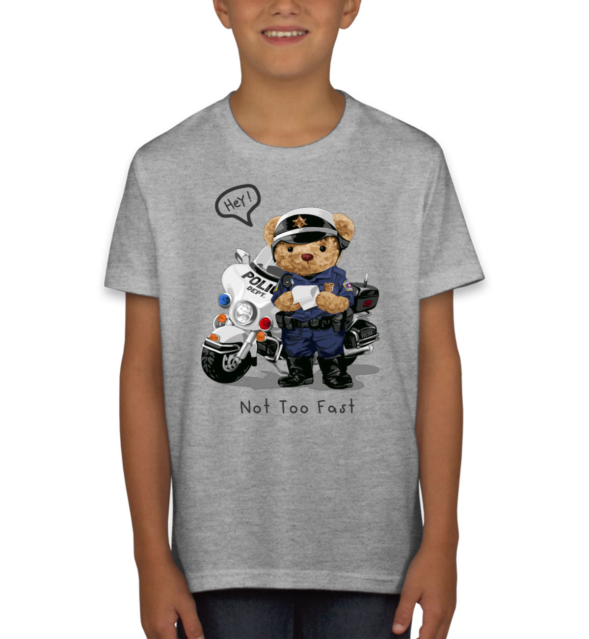 Teddy Bear Police Youth T-shirt