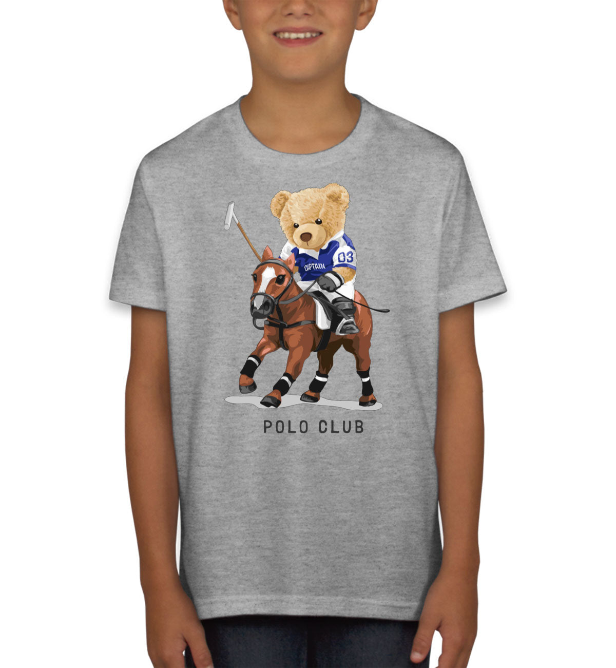 Teddy Bear Polo Youth T-shirt